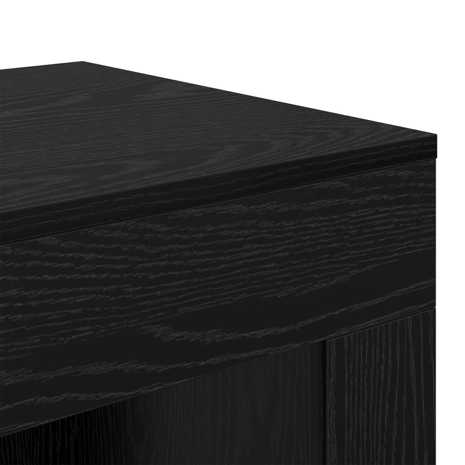 Table d'appoint Chêne noir 60 x 40 x 65 cm Bois d'ingénierie - XIOS