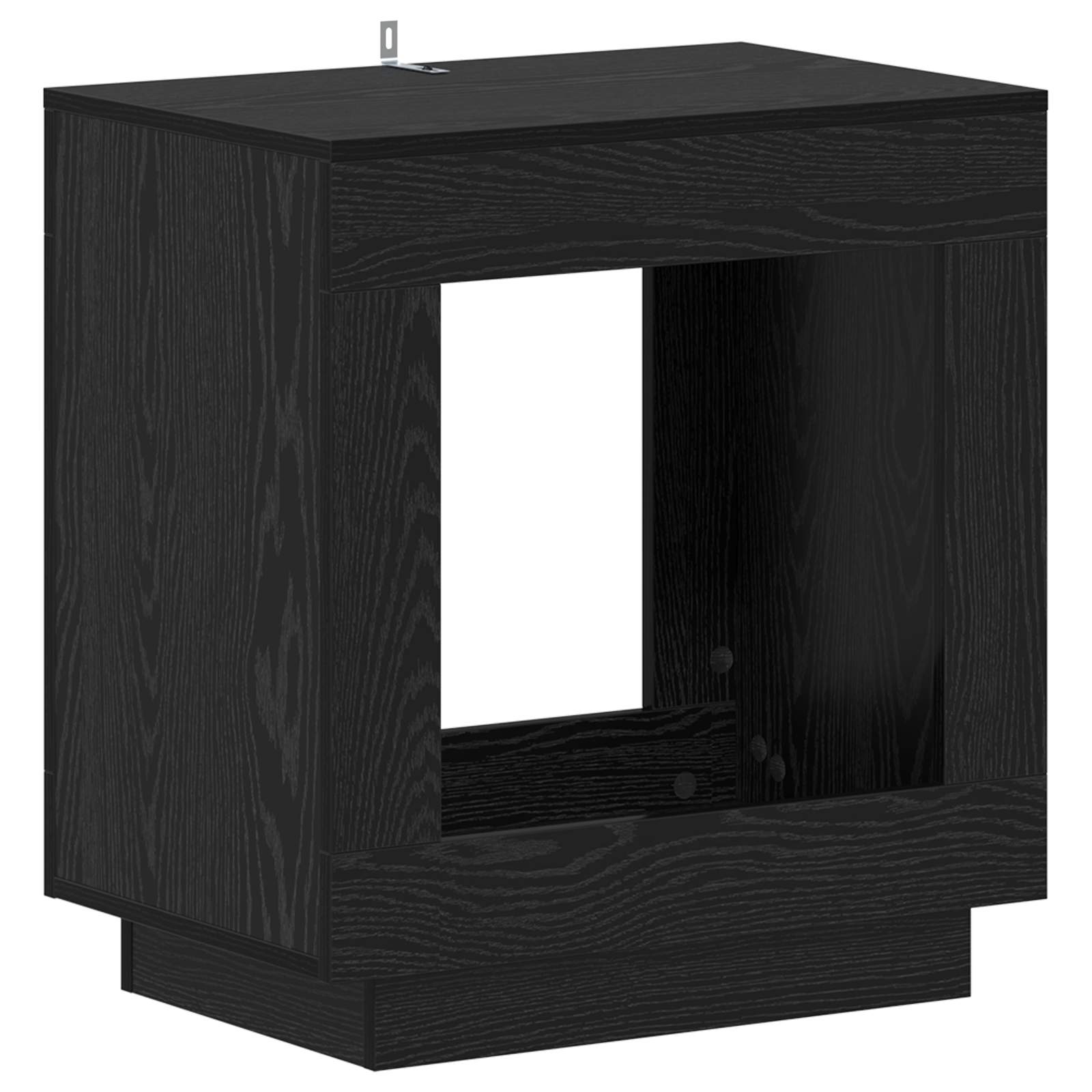 Table d'appoint Chêne noir 60 x 40 x 65 cm Bois d'ingénierie - XIOS