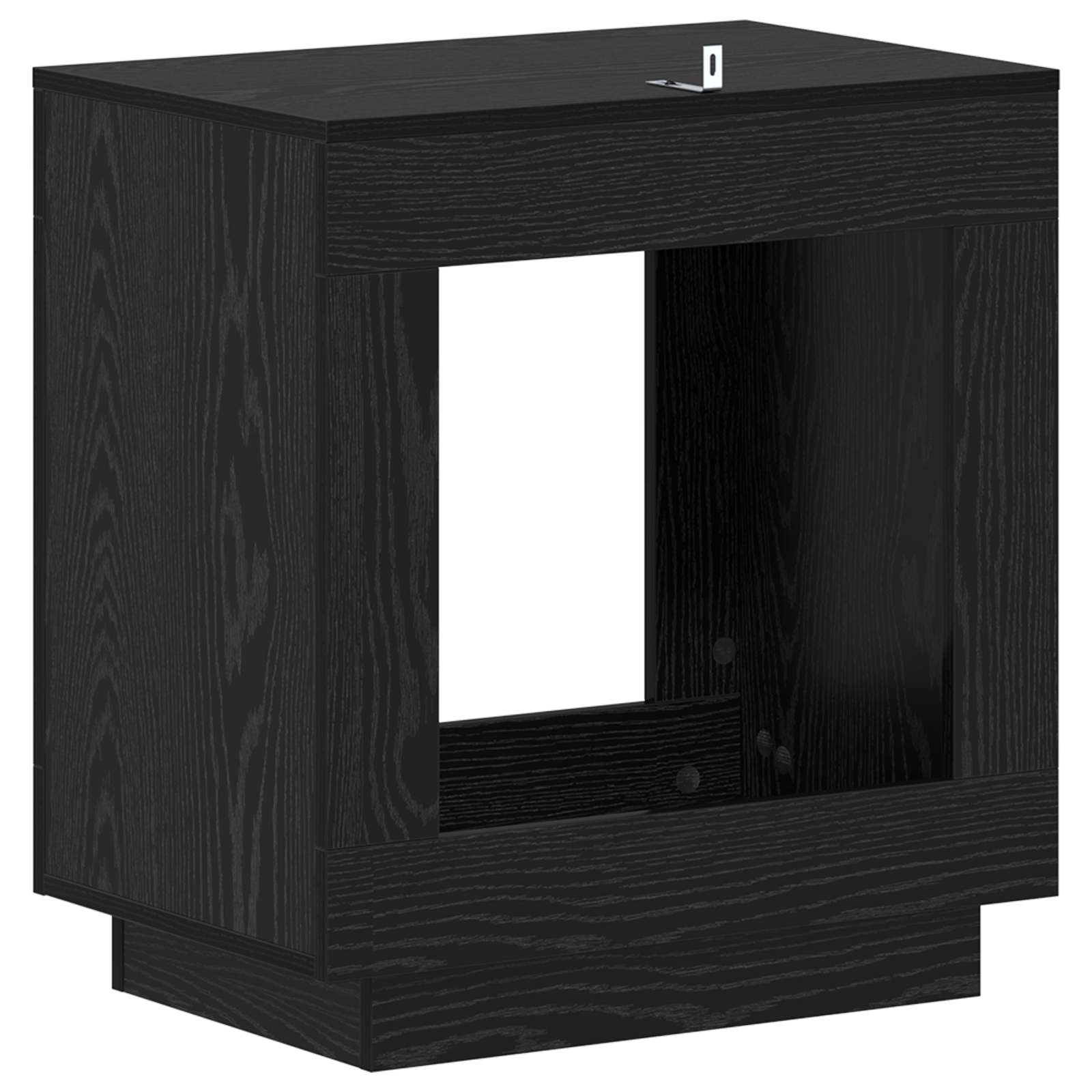 Table d'appoint Chêne noir 60 x 40 x 65 cm Bois d'ingénierie - XIOS