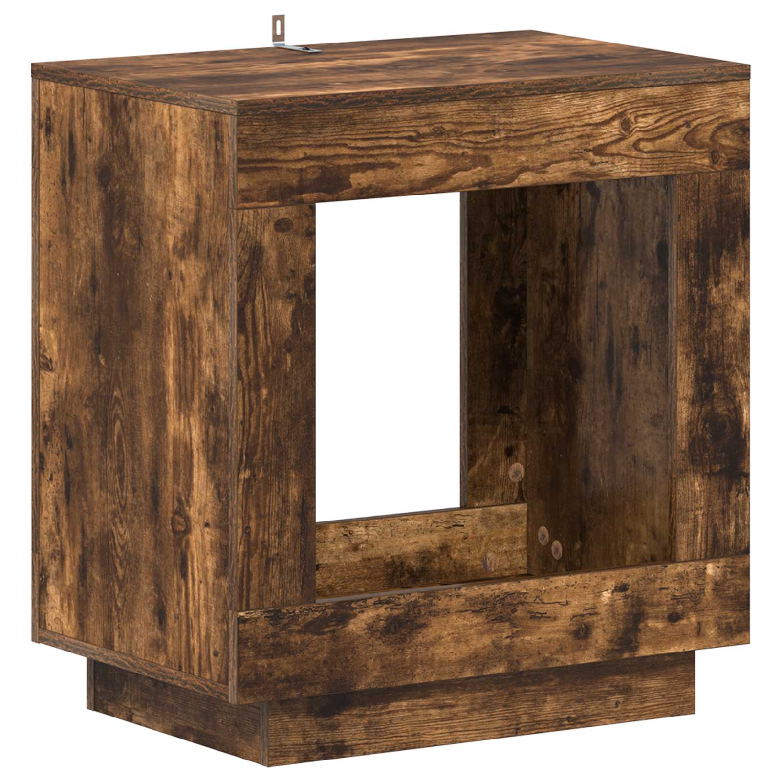 Table d'appoint Chêne fumé 60 x 40 x 65 cm Bois d'ingénierie - XIOS