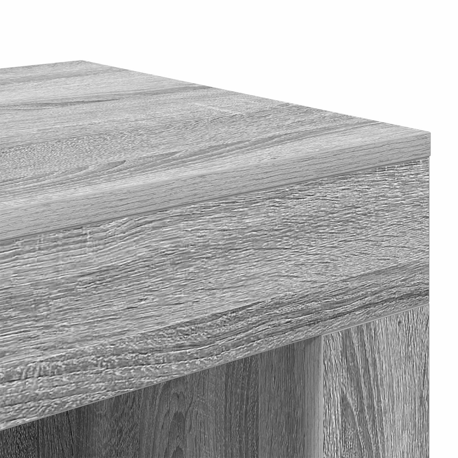Table d'appoint Sonoma gris 60 x 40 x 65 cm Bois d'ingénierie - XIOS