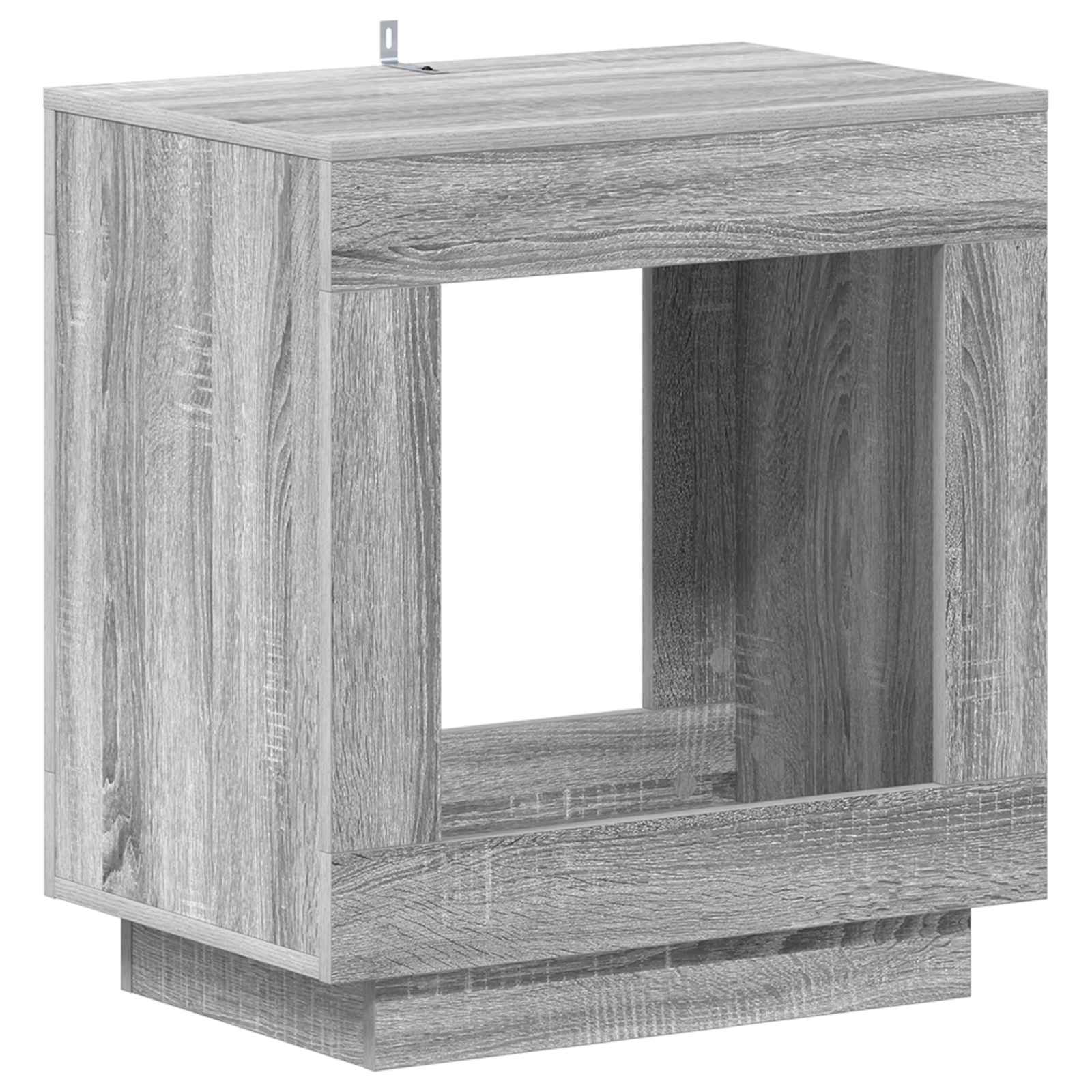 Table d'appoint Sonoma gris 60 x 40 x 65 cm Bois d'ingénierie - XIOS