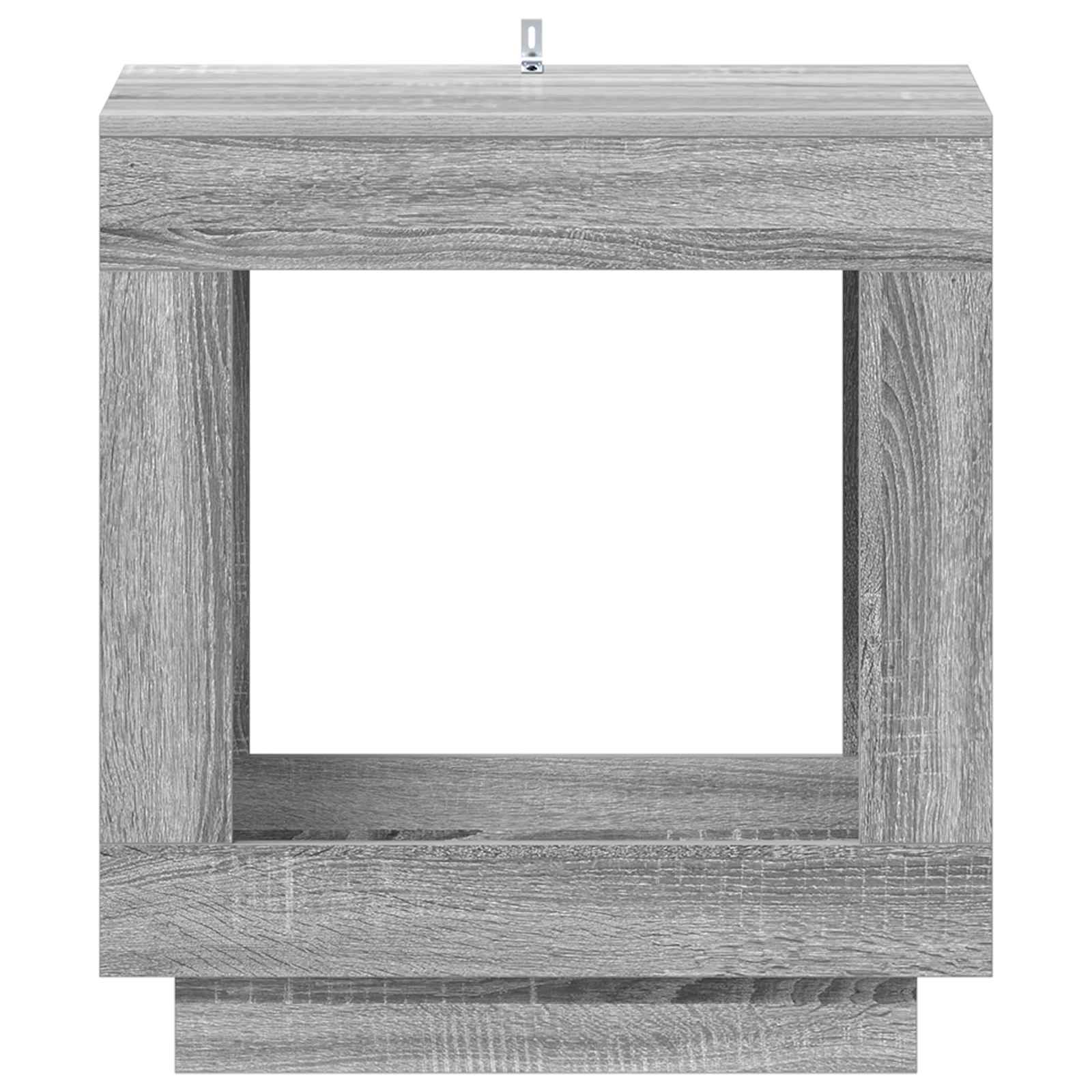 Table d'appoint Sonoma gris 60 x 40 x 65 cm Bois d'ingénierie - XIOS