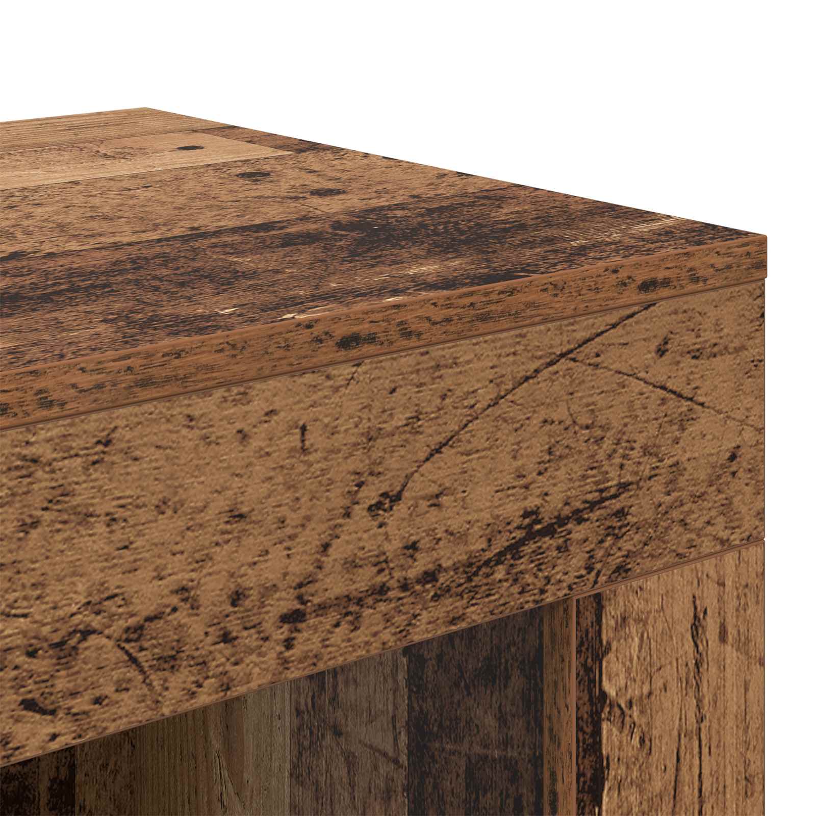 Table d'appoint Bois ancien 60 x 40 x 65 cm Bois d'ingénierie - XIOS