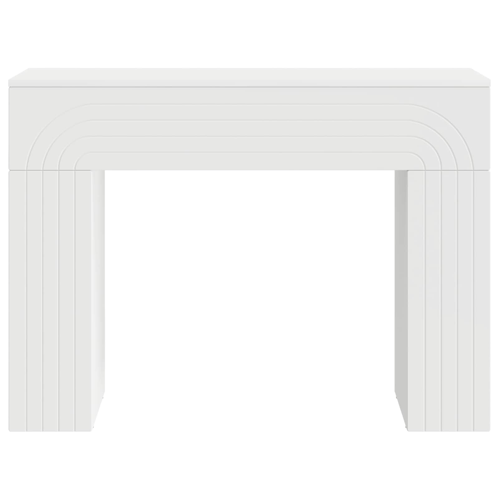 Table basse Blanc 102 x 35 x 75 cm Bois d'ingénierie - XIOS