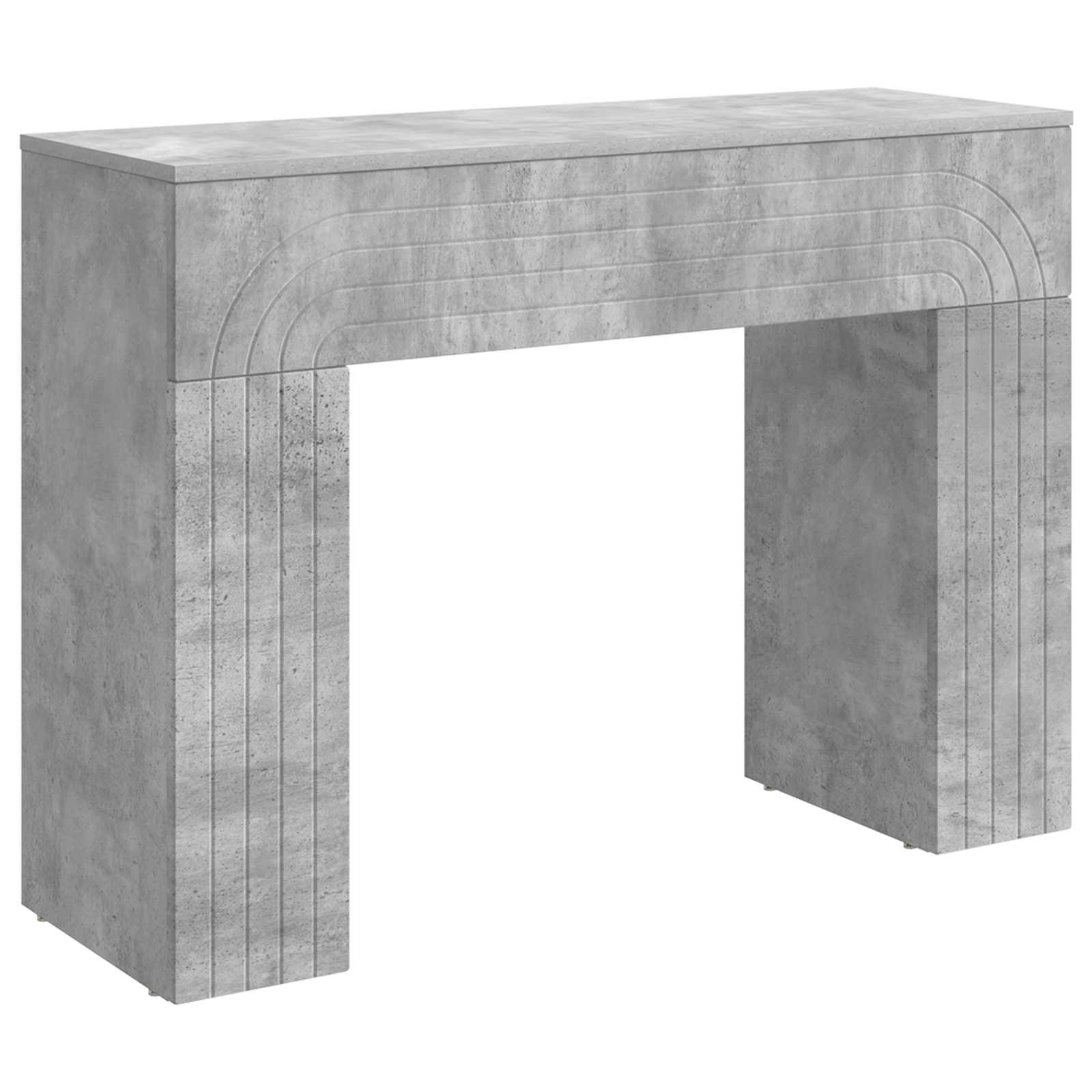Table basse Gris béton 102 x 35 x 75 cm Bois d'ingénierie - XIOS