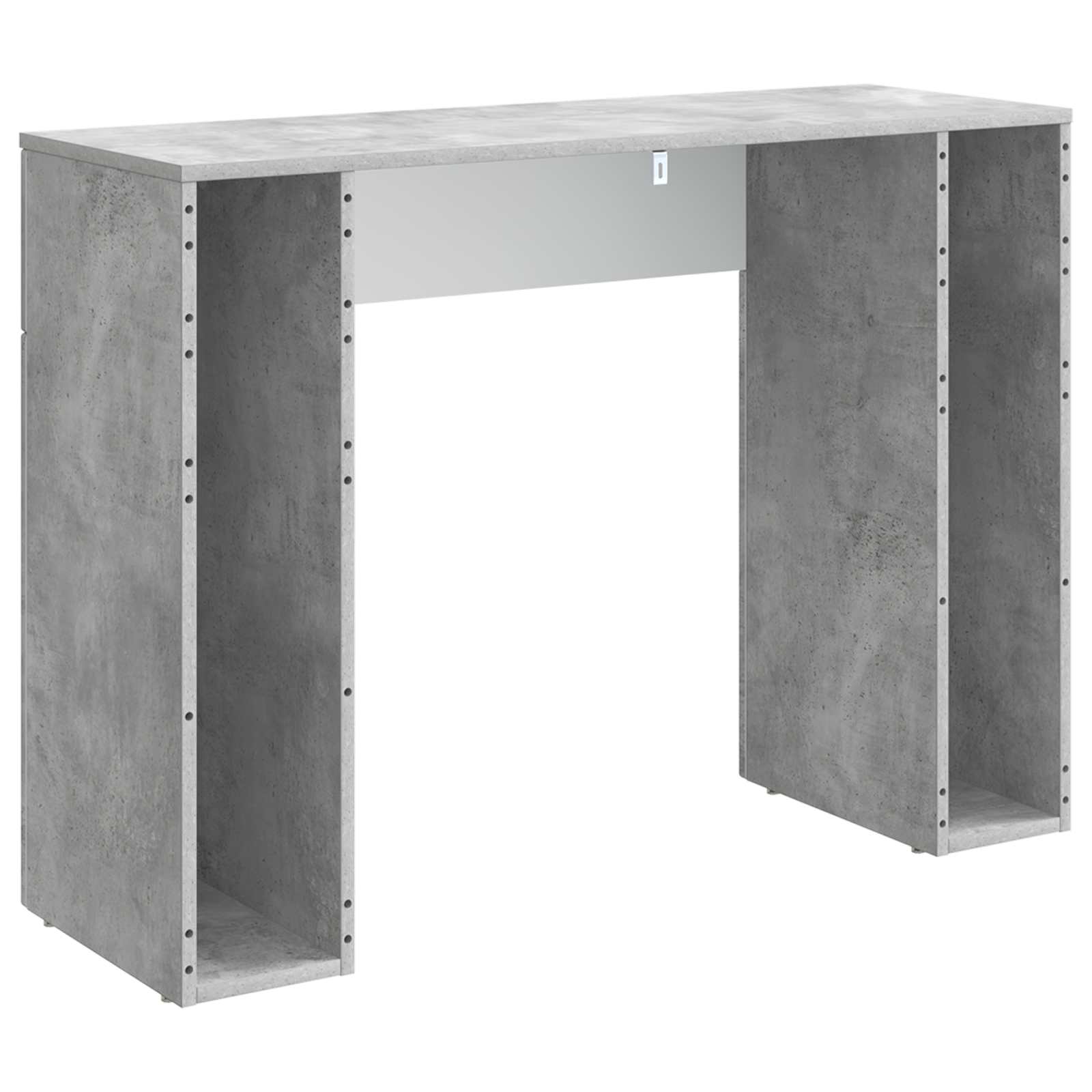 Table basse Gris béton 102 x 35 x 75 cm Bois d'ingénierie - XIOS