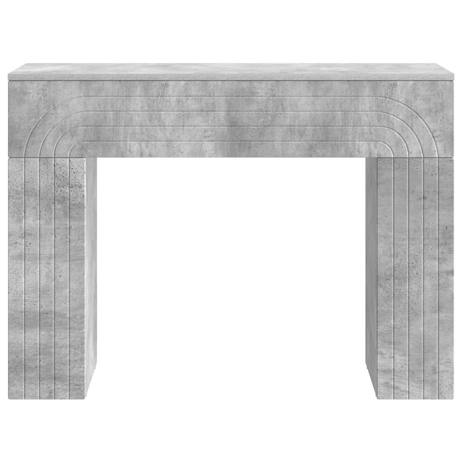 Table basse Gris béton 102 x 35 x 75 cm Bois d'ingénierie - XIOS