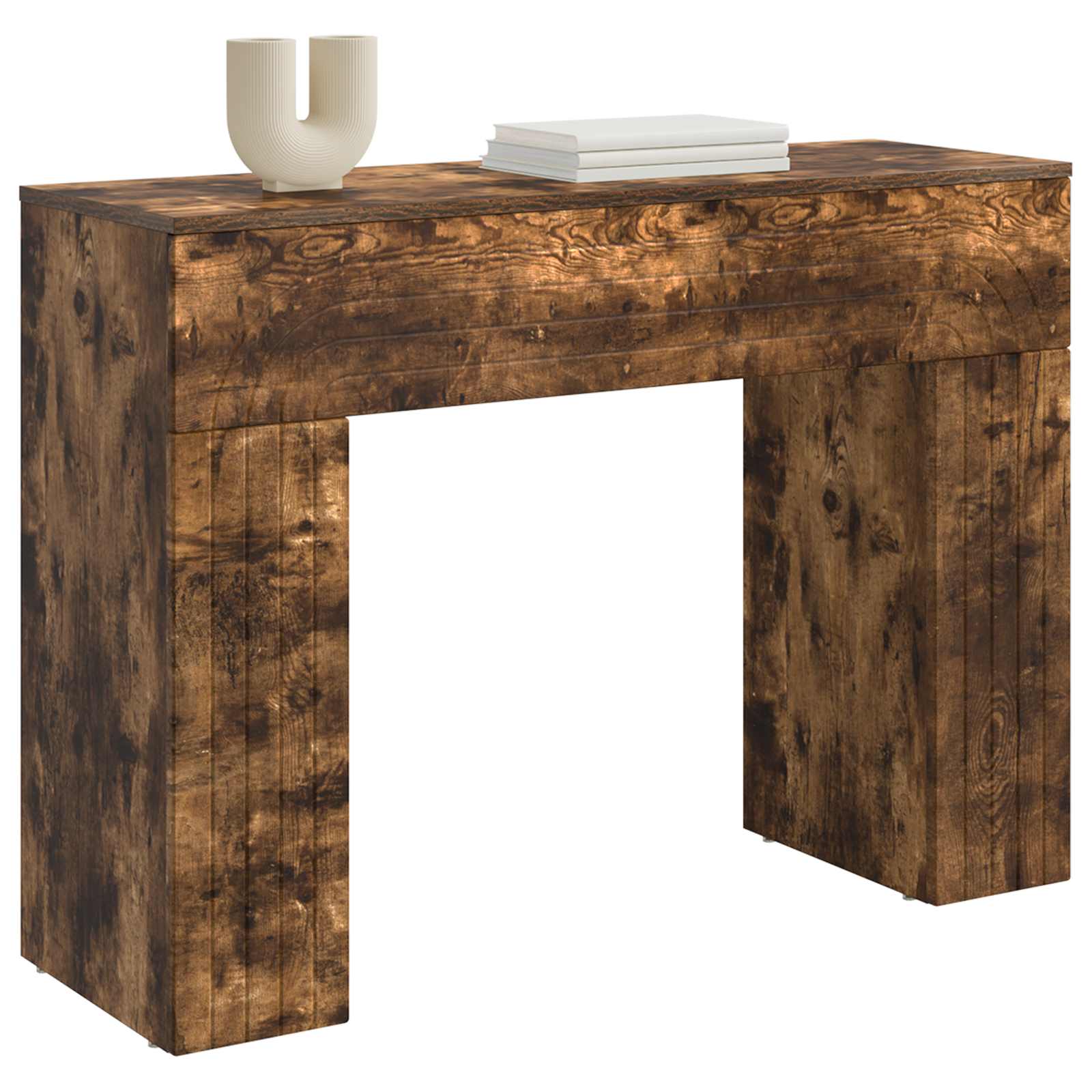 Table basse Chêne fumé 102 x 35 x 75 cm Bois d'ingénierie - XIOS