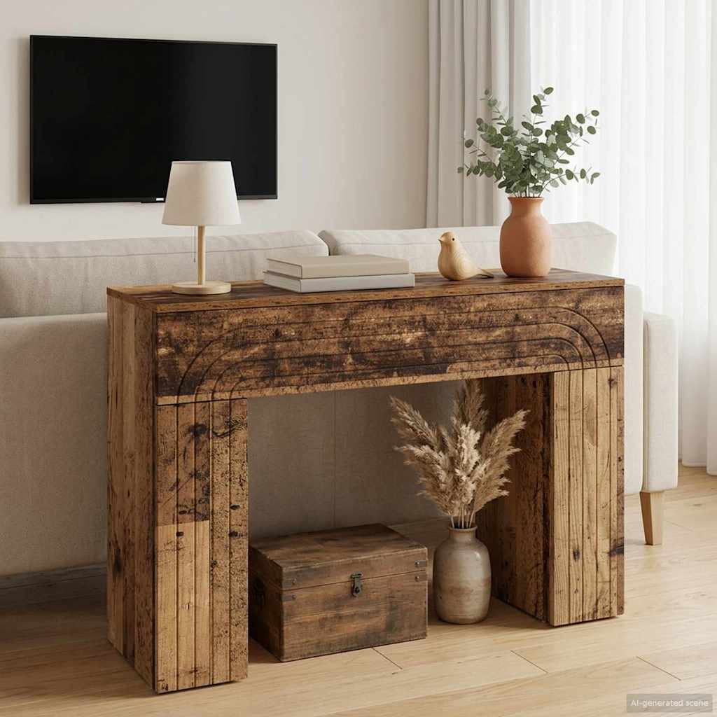 Table basse Bois ancien 102 x 35 x 75 cm Bois d'ingénierie - XIOS