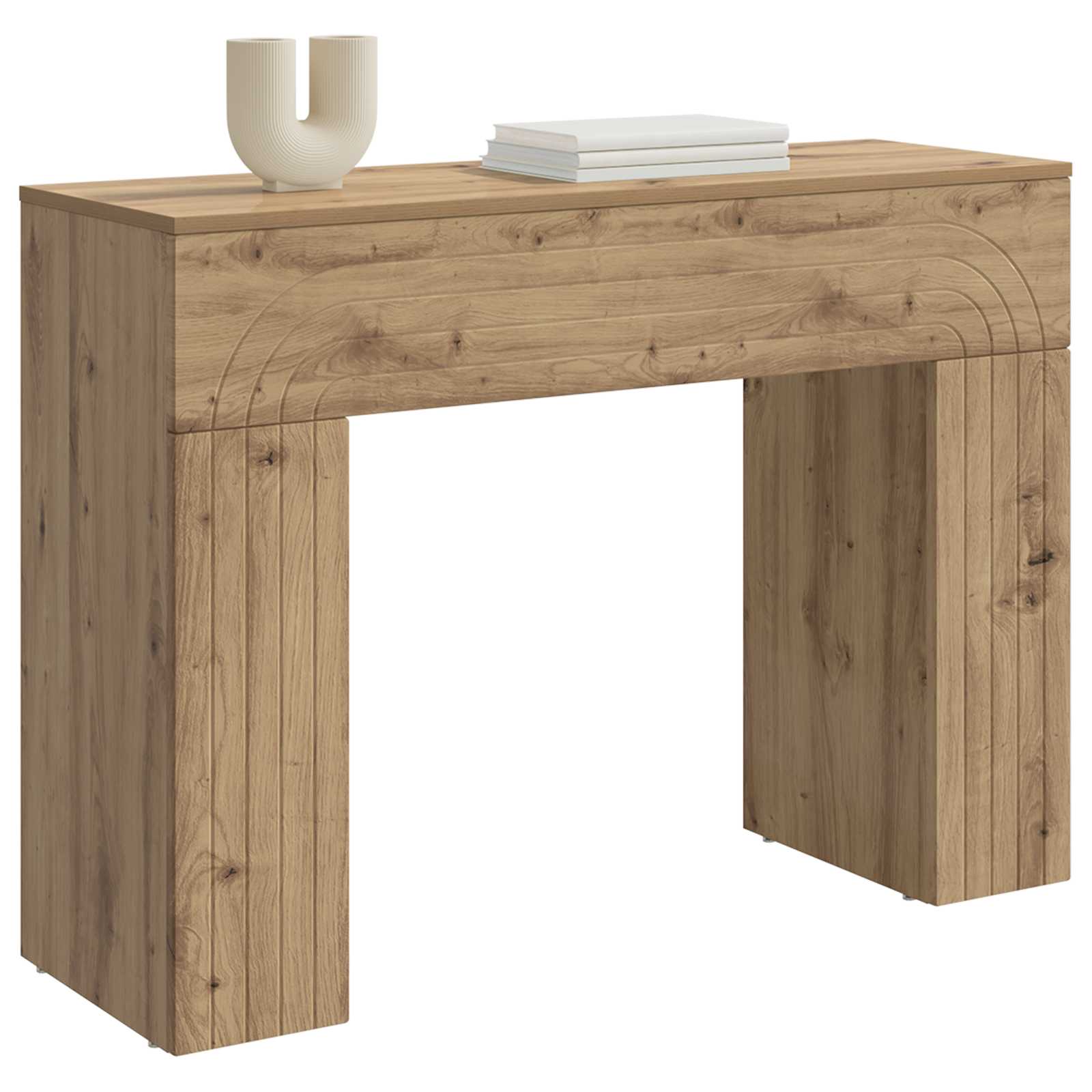 Table basse Chêne artisanal 102 x 35 x 75 cm Bois d'ingénierie - XIOS