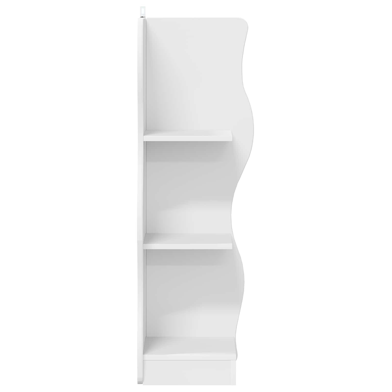 Étagère d'angle Blanc 34 x 33 x 102 cm Bois d'ingénierie - XIOS