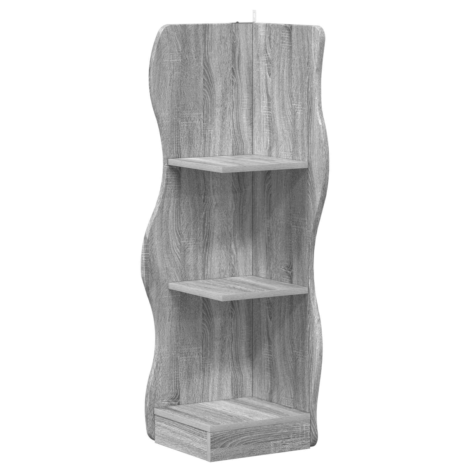 Étagère d'angle Sonoma gris 34 x 33 x 102 cm Bois d'ingénierie - XIOS