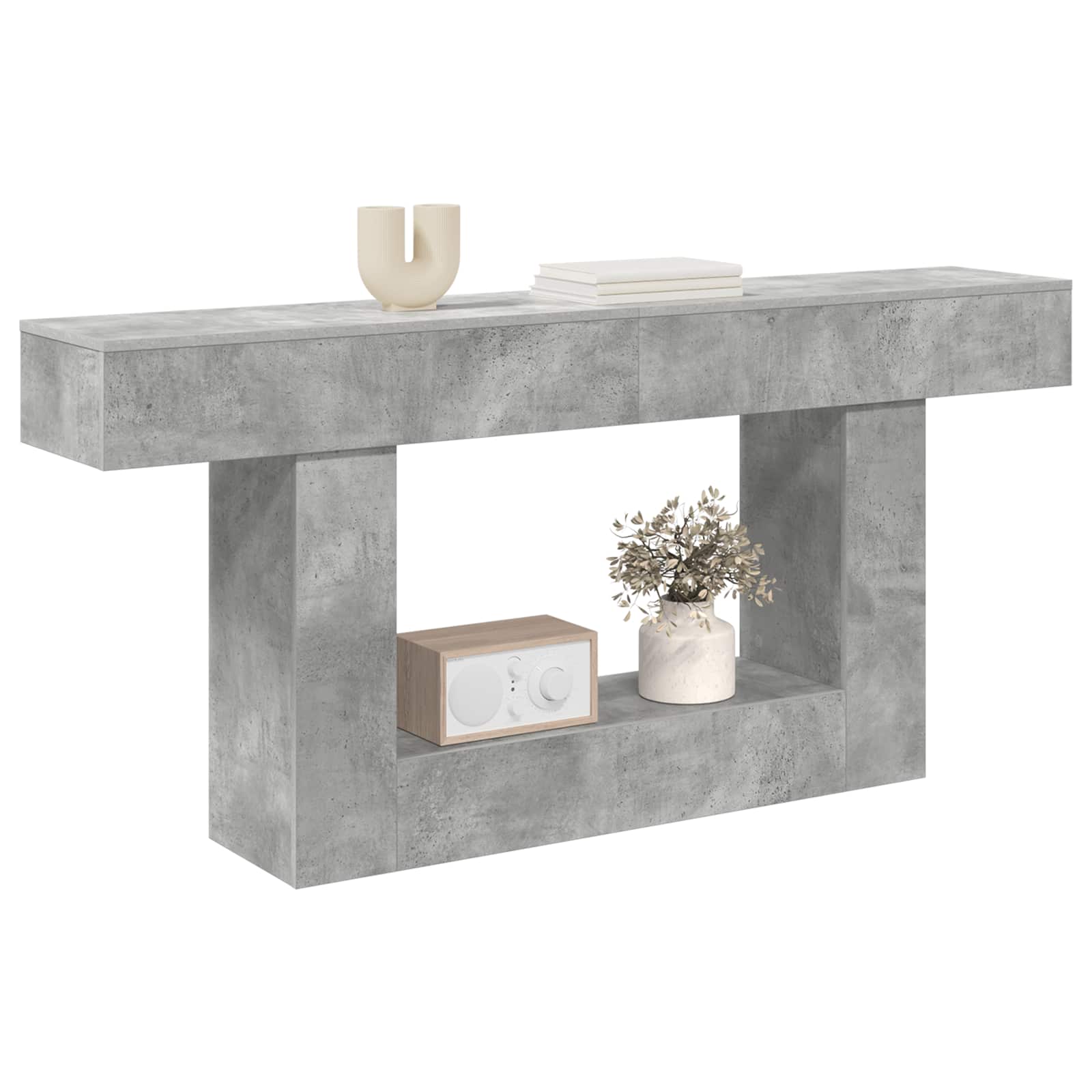 Gris Béton 160 x 30 x 74 cm - XIOS