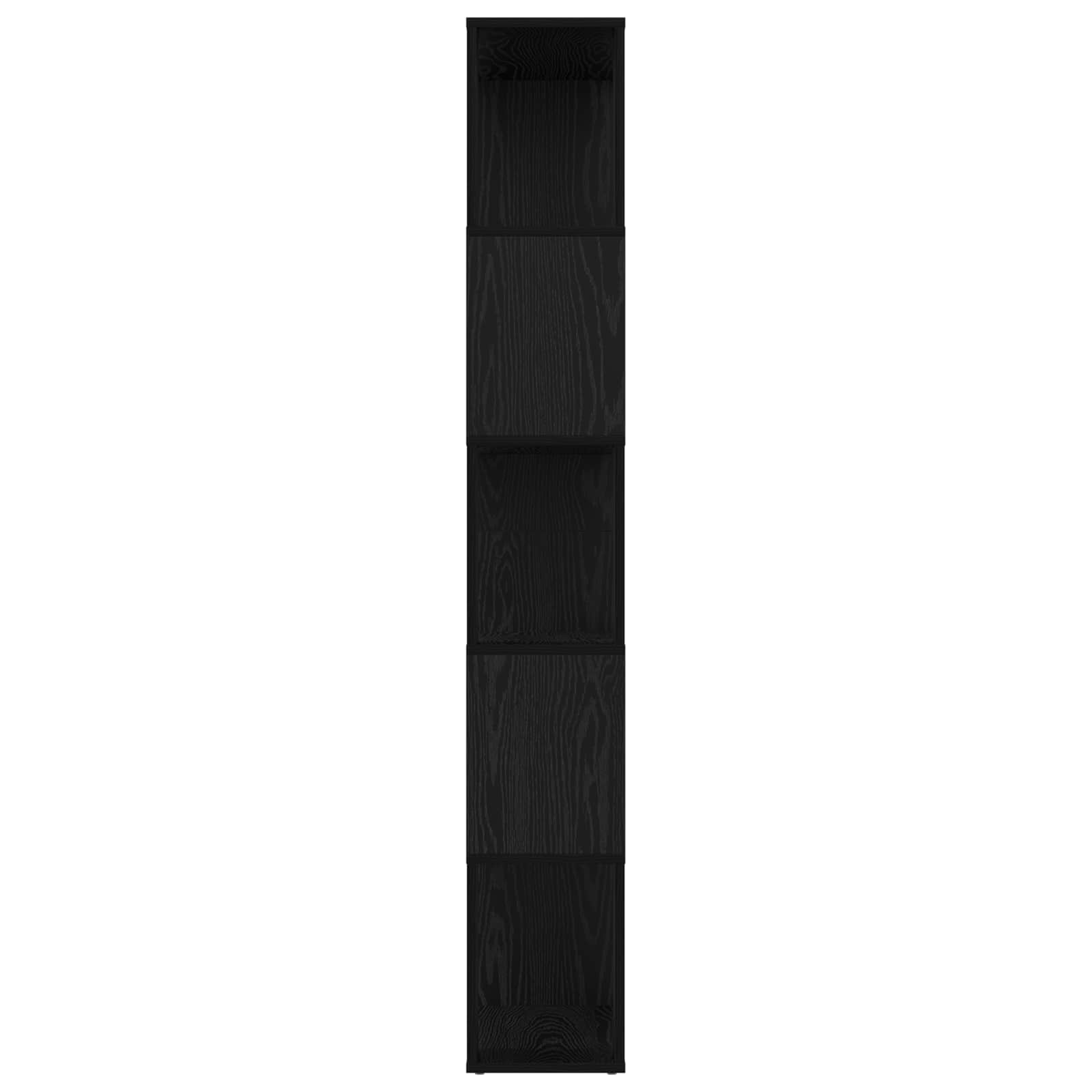 Bibliothèque Chêne noir 80 x 24 x 159 cm Bois d'ingénierie - XIOS