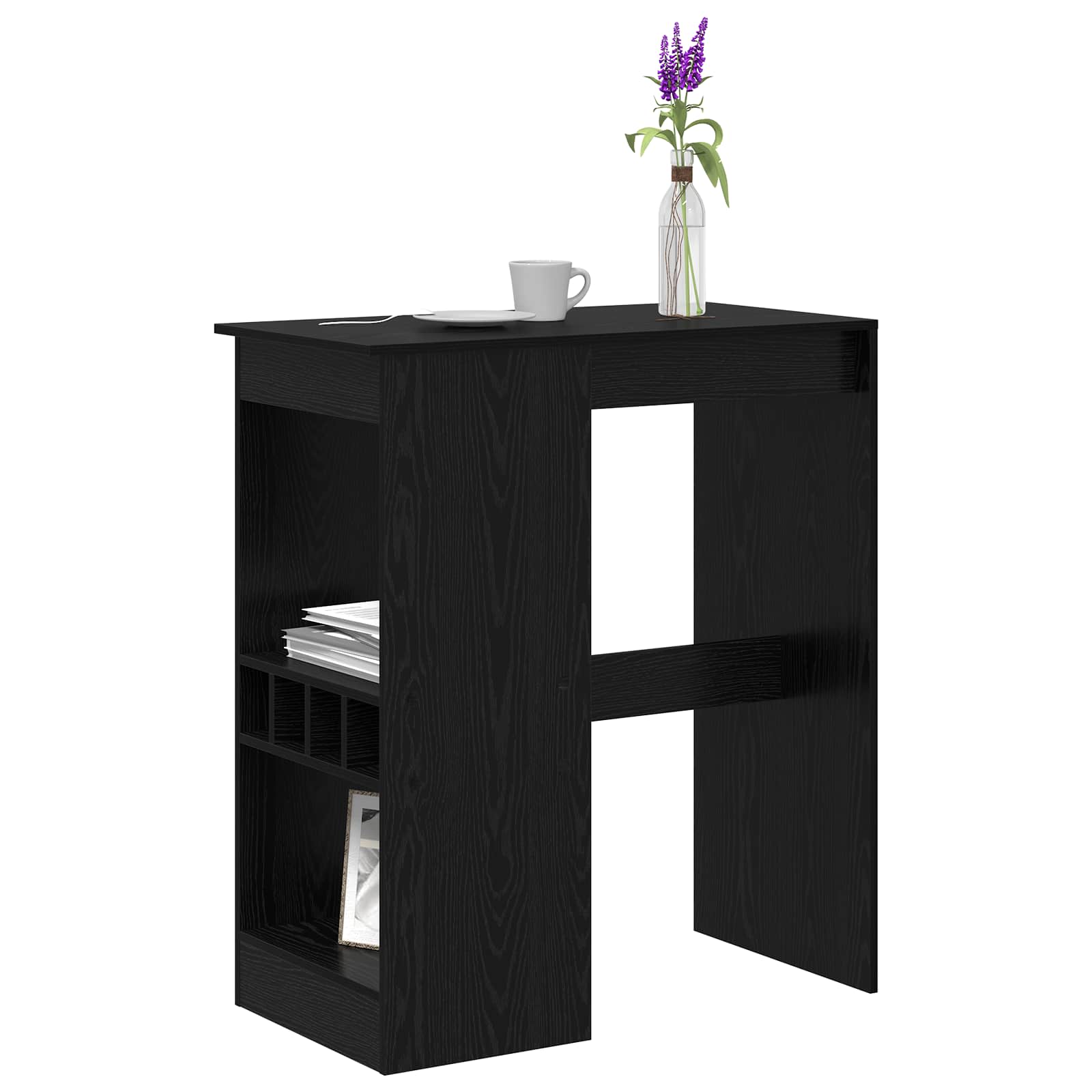 Table de bar Chêne noir 90 x 47.5 x 103.5 cm Bois d'ingénierie - XIOS