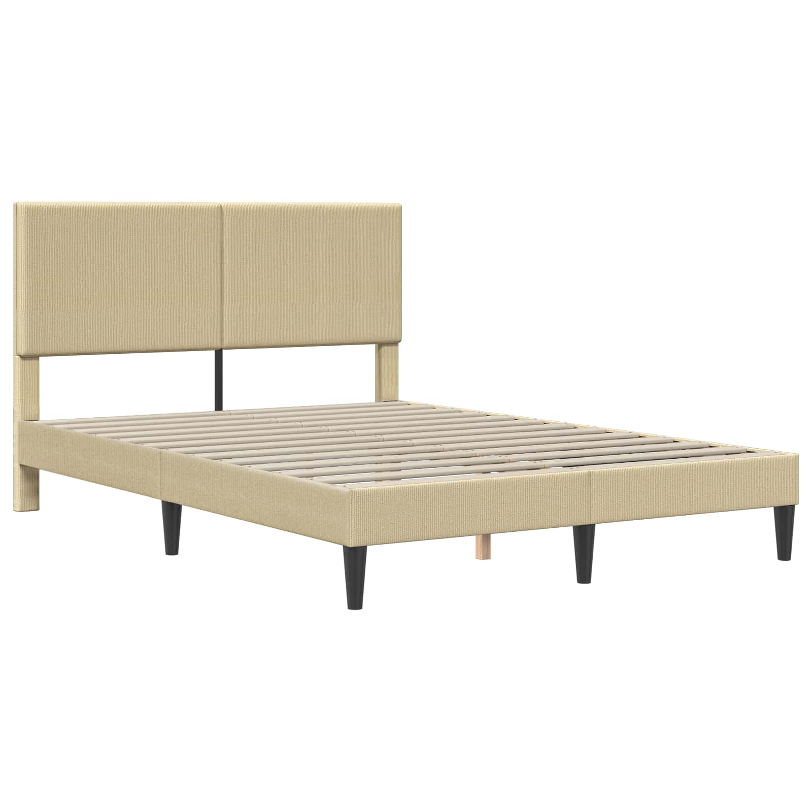 Cadre de lit avec tête de lit Gris Vert Clair 160 x 200 cm - XIOS