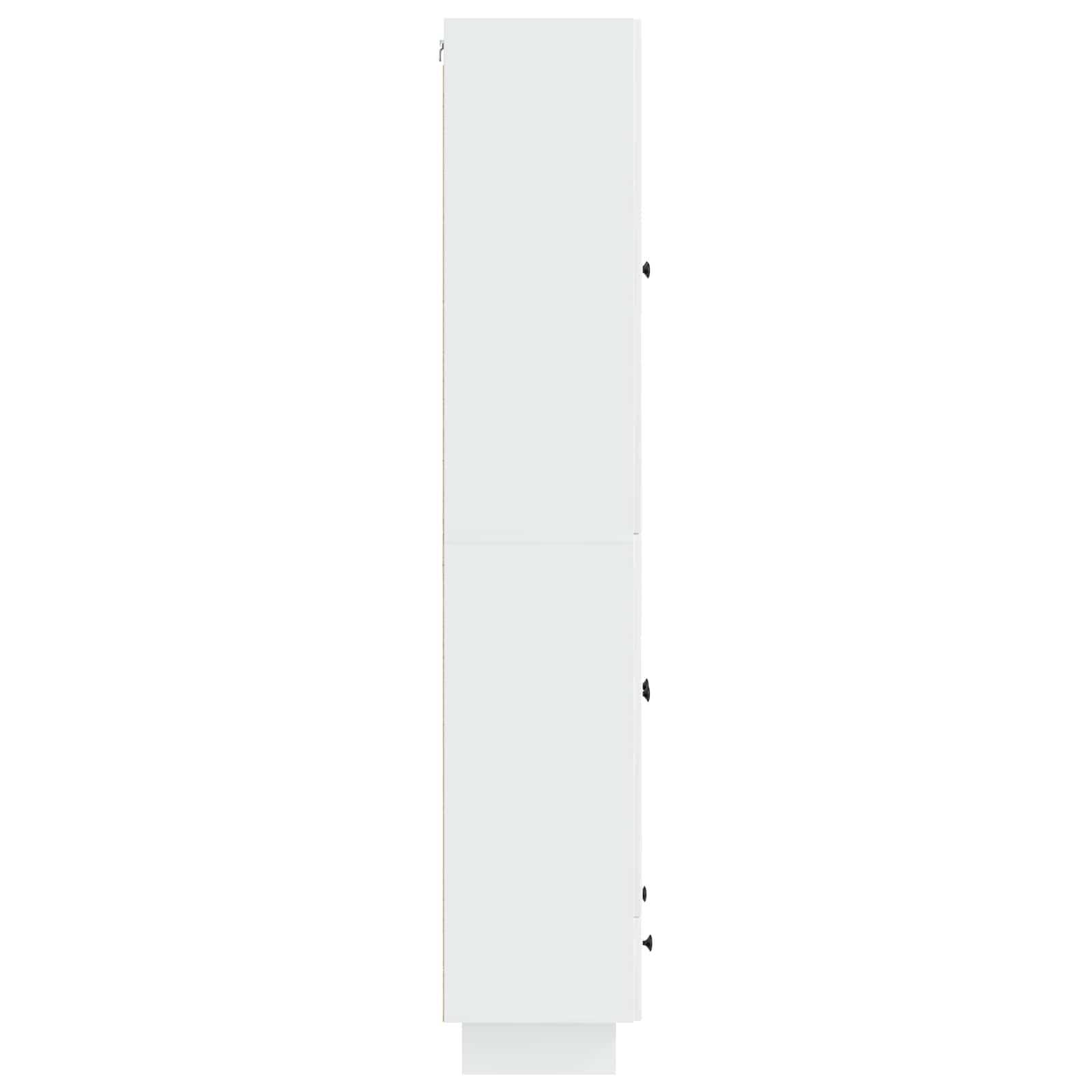 Ensemble de Meubles 2 pcs Blanc brillant 66 x 34,5 x 95 cm - XIOS