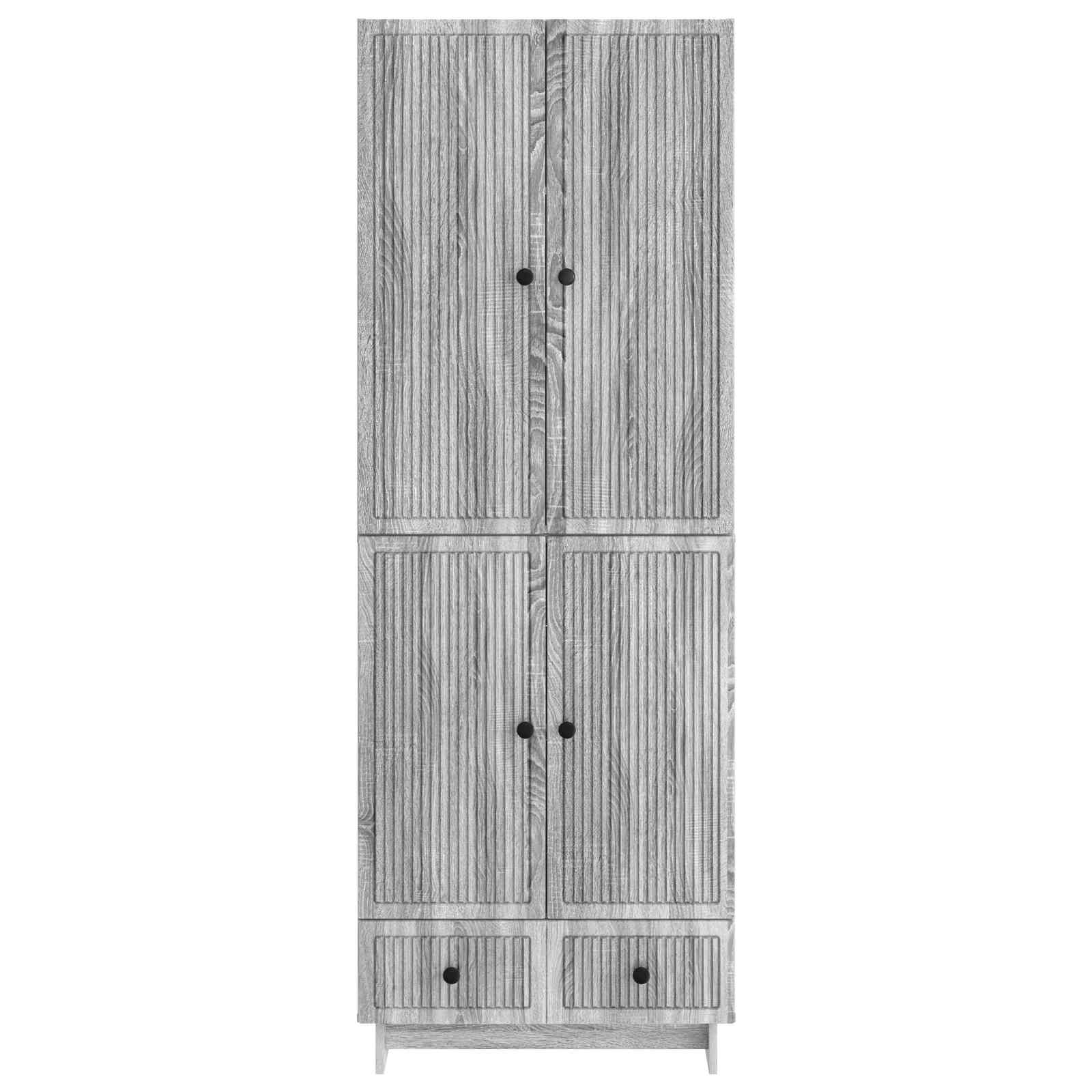 Ensemble de Meubles 2 pcs Sonoma gris 66 x 34,5 x 95 cm - XIOS