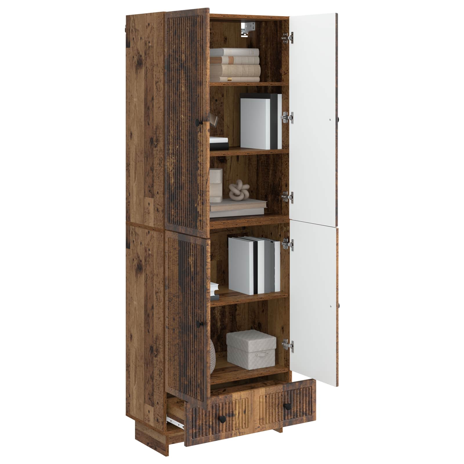 Ensemble de Meubles 2 pcs Bois ancien 66 x 34,5 x 95 cm - XIOS