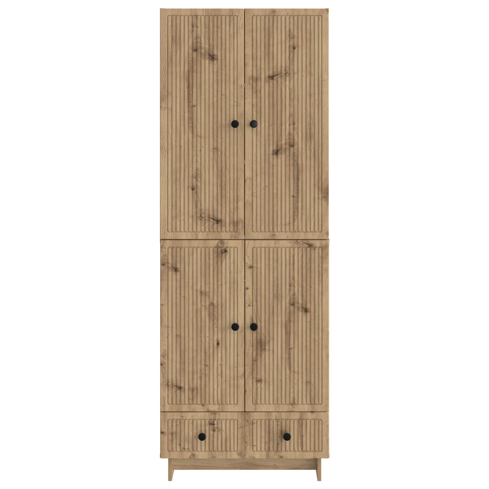 Ensemble de Meubles 2 pcs Chêne artisanal 66 x 34,5 x 95 cm - XIOS