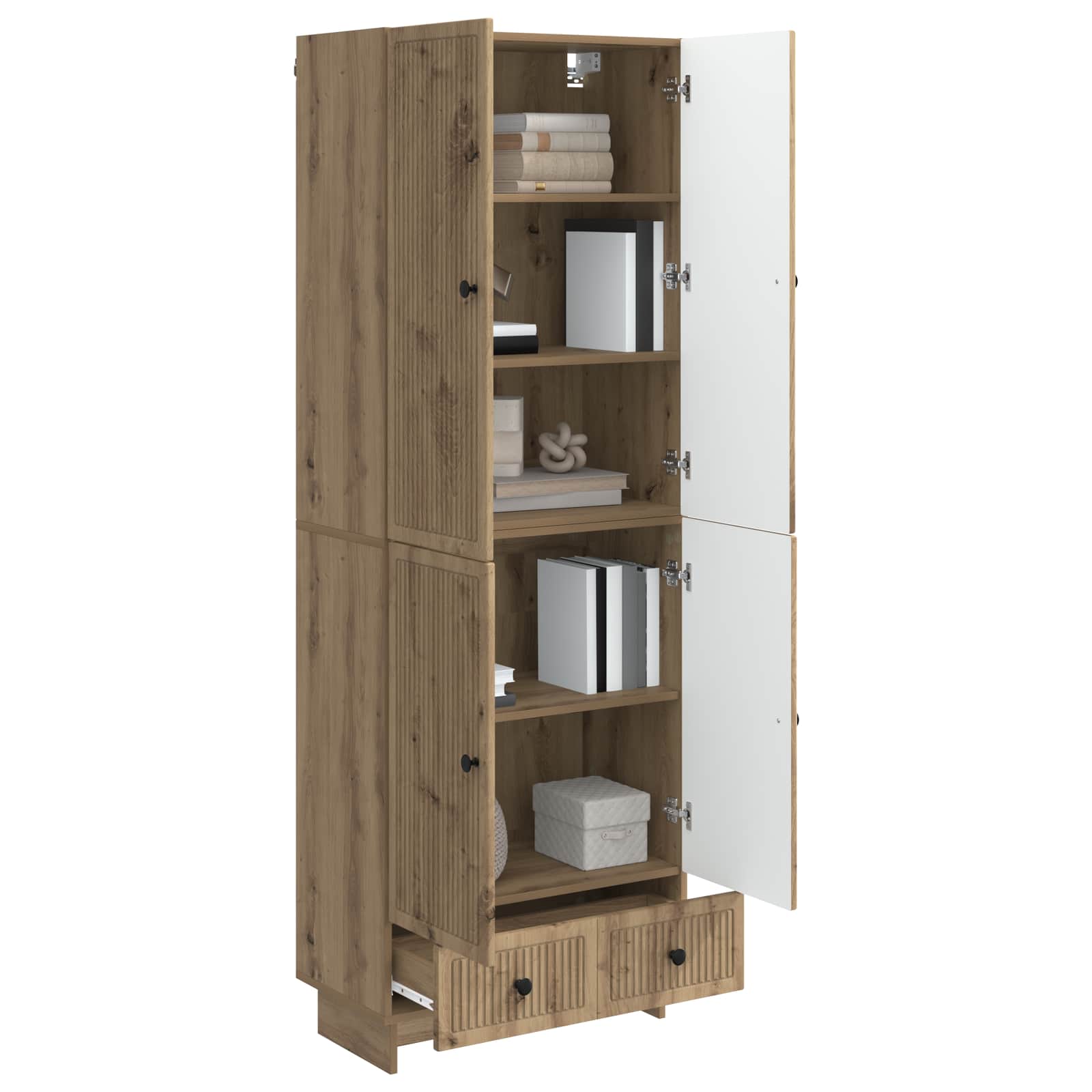 Ensemble de Meubles 2 pcs Chêne artisanal 66 x 34,5 x 95 cm - XIOS