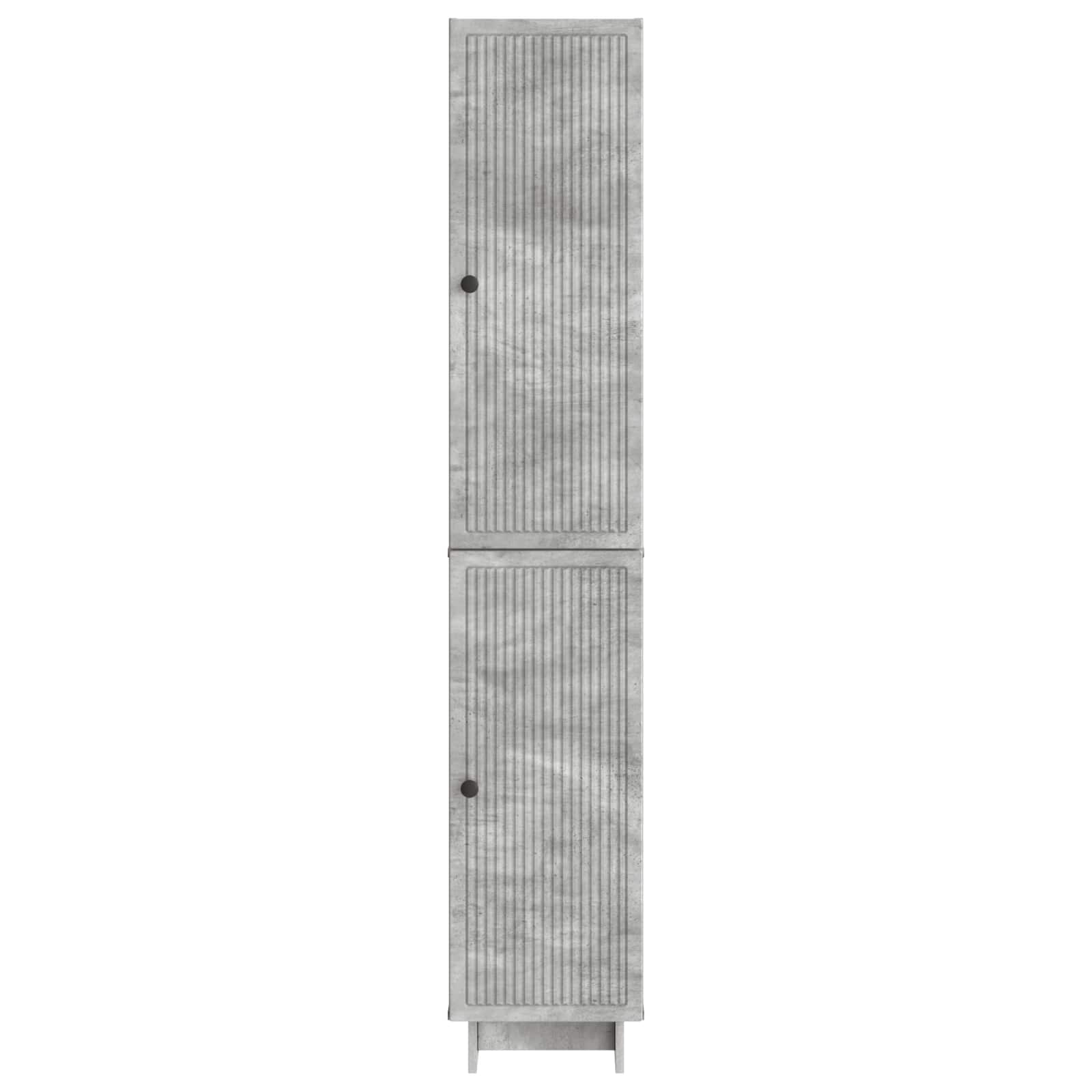 Ensemble de Meubles 2 pcs Gris béton 34,5 x 33 x 90 cm - XIOS
