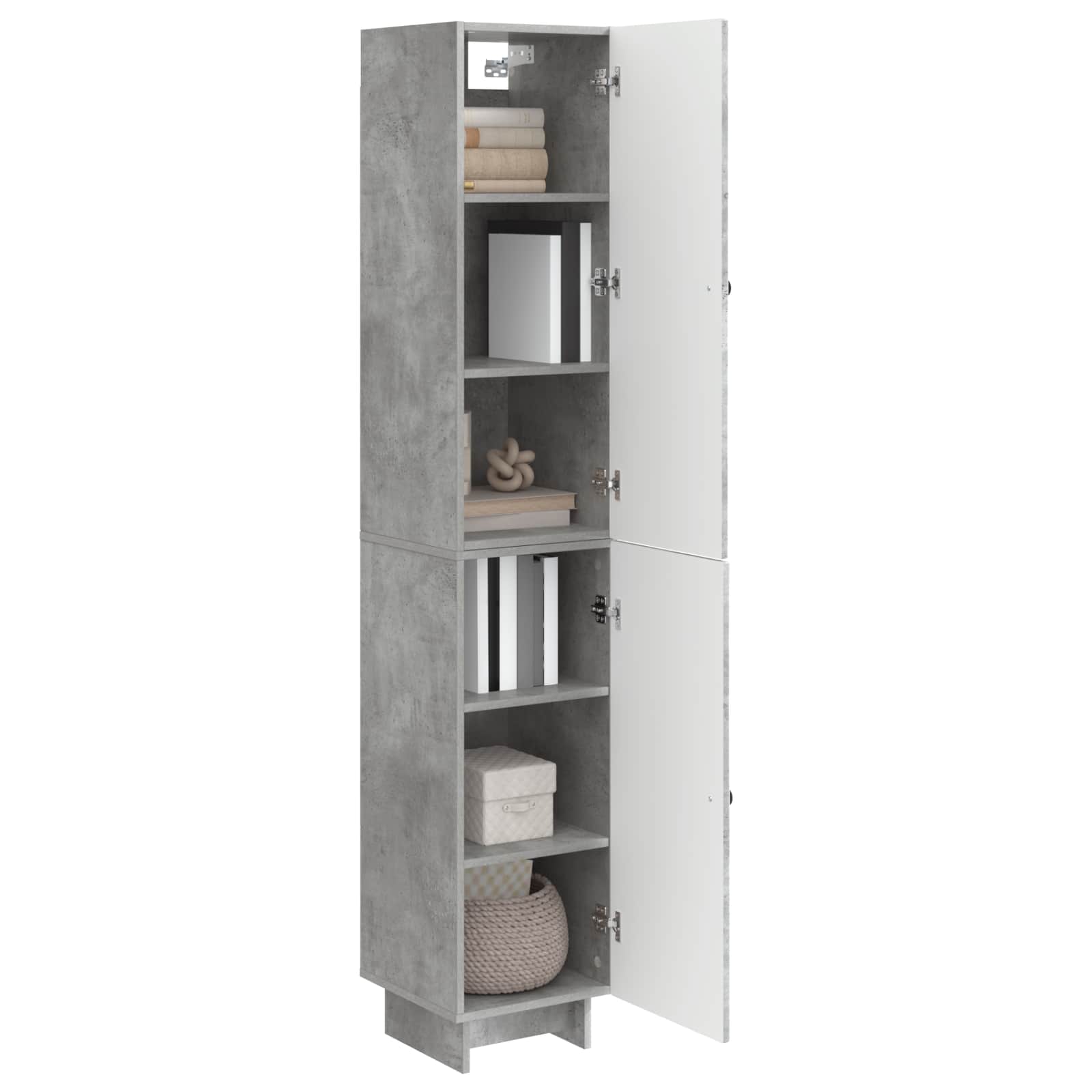 Ensemble de Meubles 2 pcs Gris béton 34,5 x 33 x 90 cm - XIOS