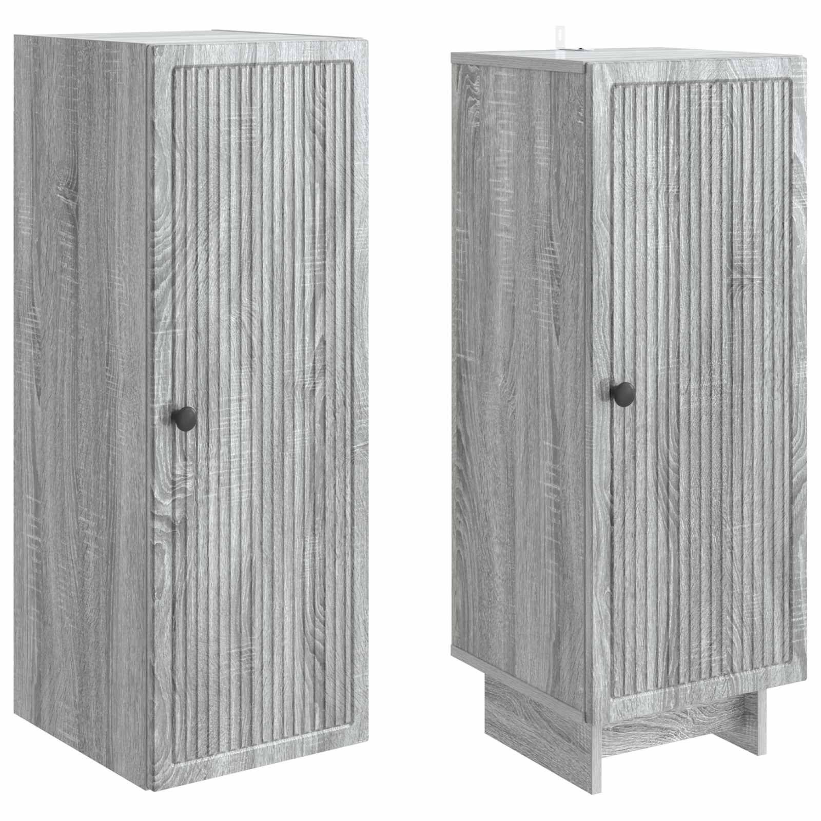 Ensemble de Meubles 2 pcs Sonoma gris 34,5 x 33 x 90 cm - XIOS