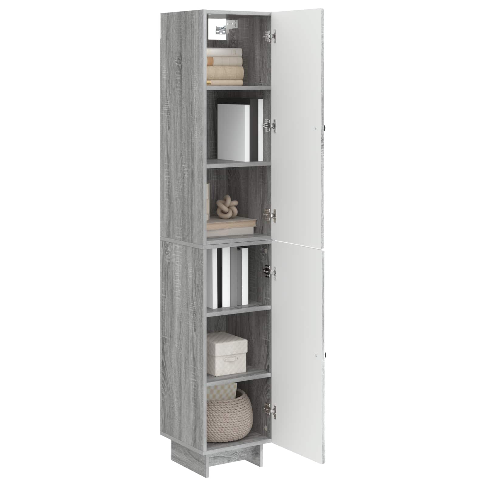 Ensemble de Meubles 2 pcs Sonoma gris 34,5 x 33 x 90 cm - XIOS