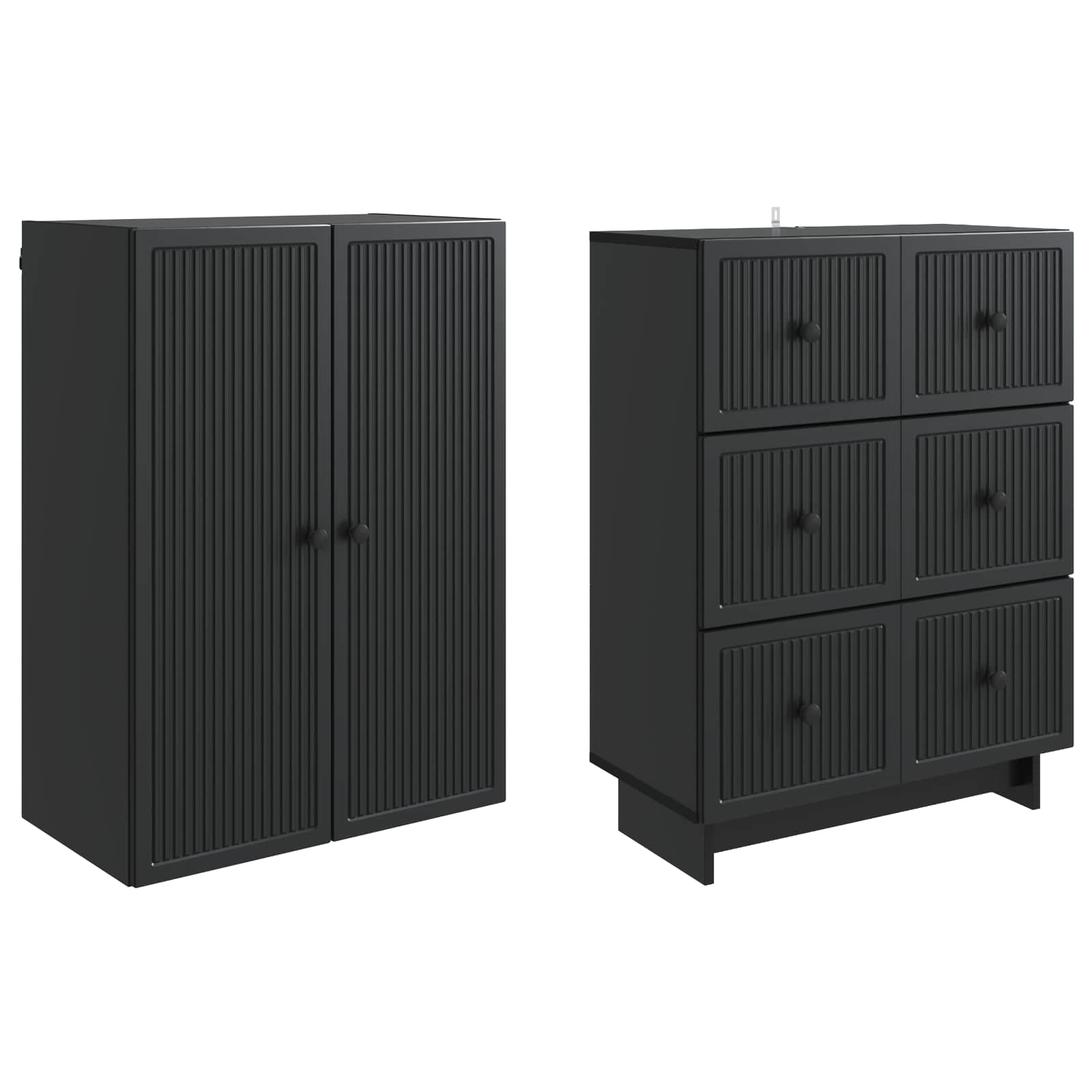 Ensemble de Meubles 2 pcs 66 x 34,5 x 90 cm Bois d'ingénierie - XIOS