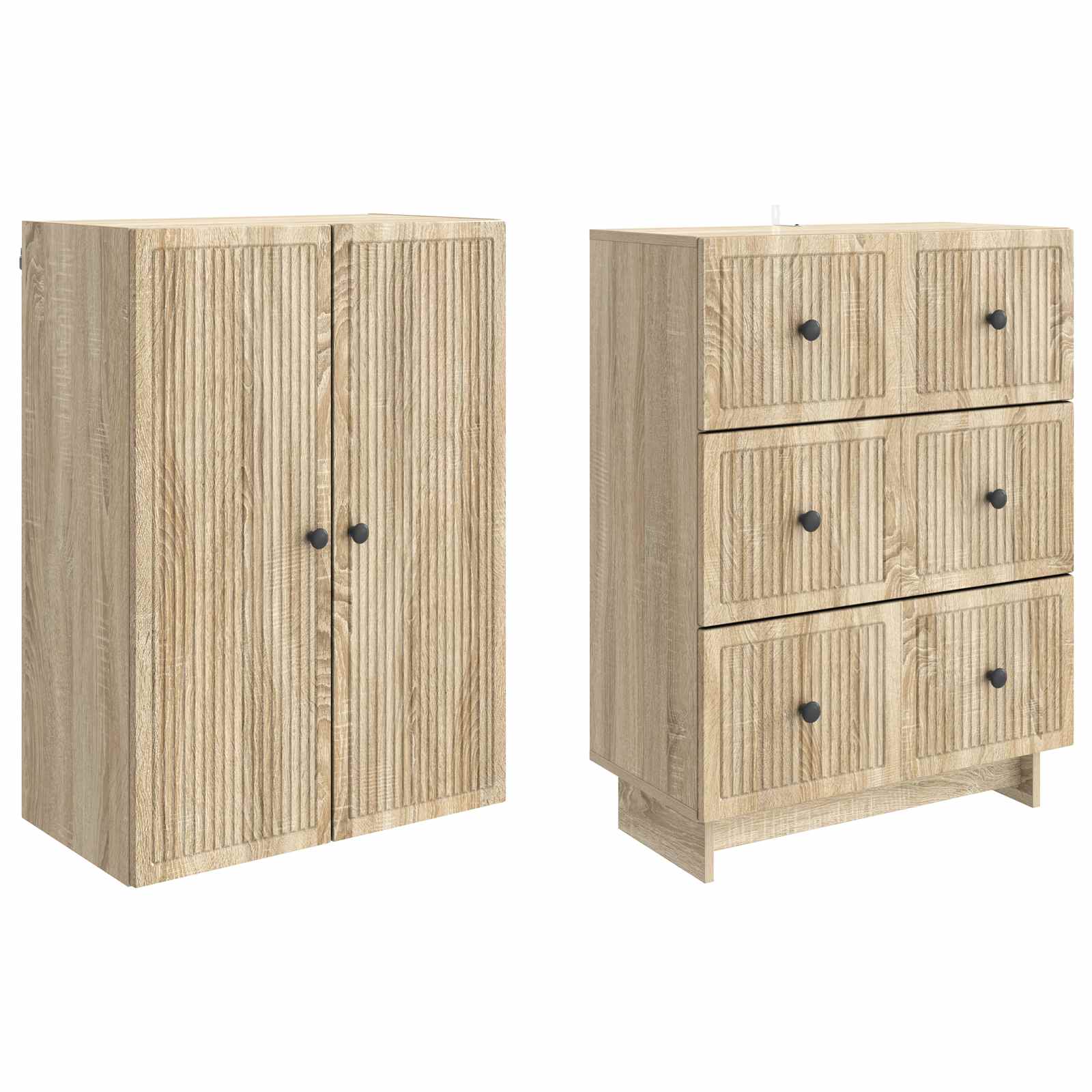 Ensemble de Meubles 2 pcs 66 x 34,5 x 90 cm Bois d'ingénierie - XIOS