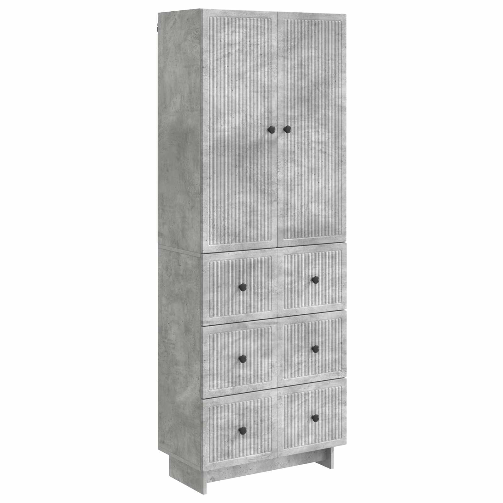 Ensemble de Meubles 2 pcs Gris béton 66 x 34,5 x 90 cm - XIOS