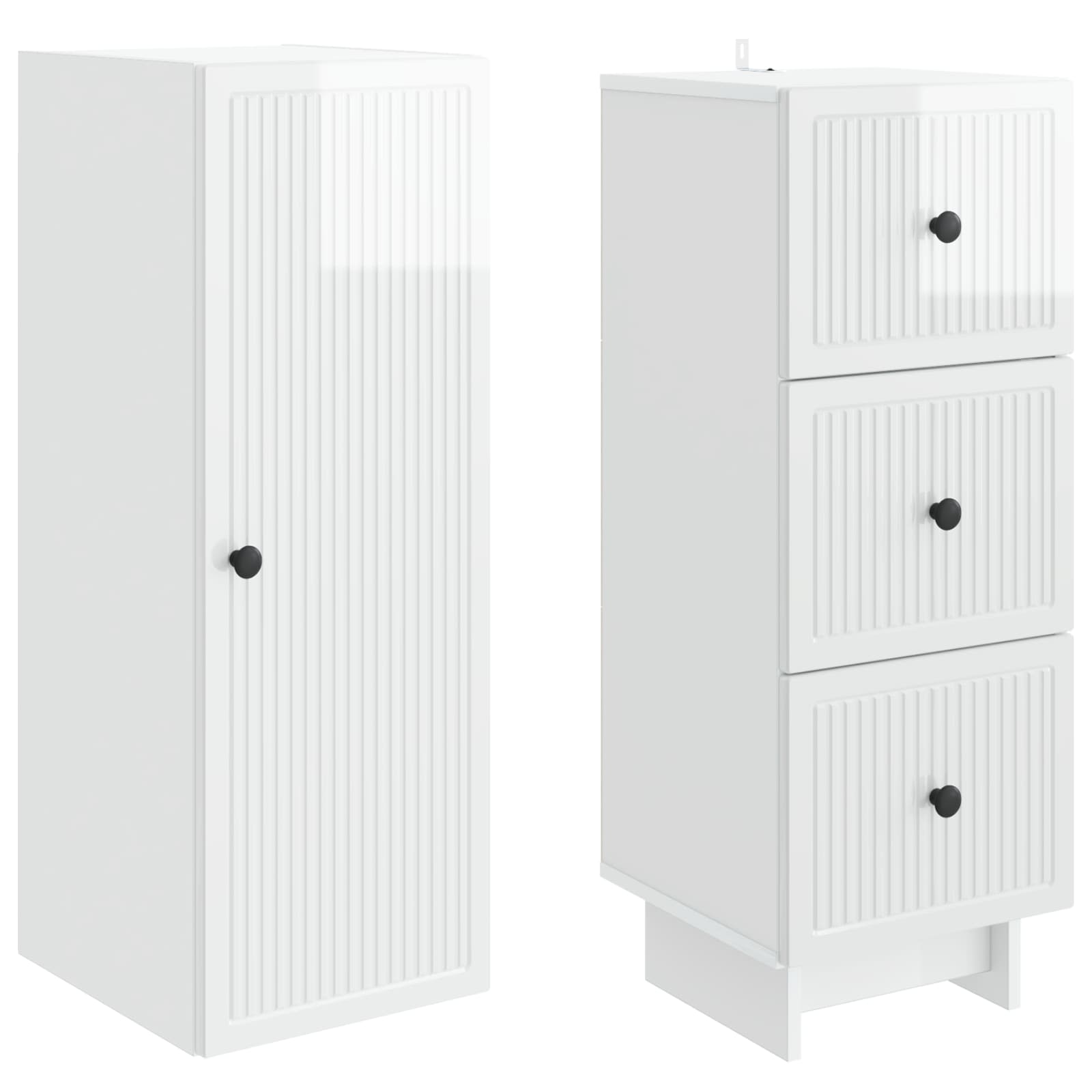 Ensemble de Meubles 2 pcs 33 x 34,5 x 90 cm Bois d'ingénierie - XIOS