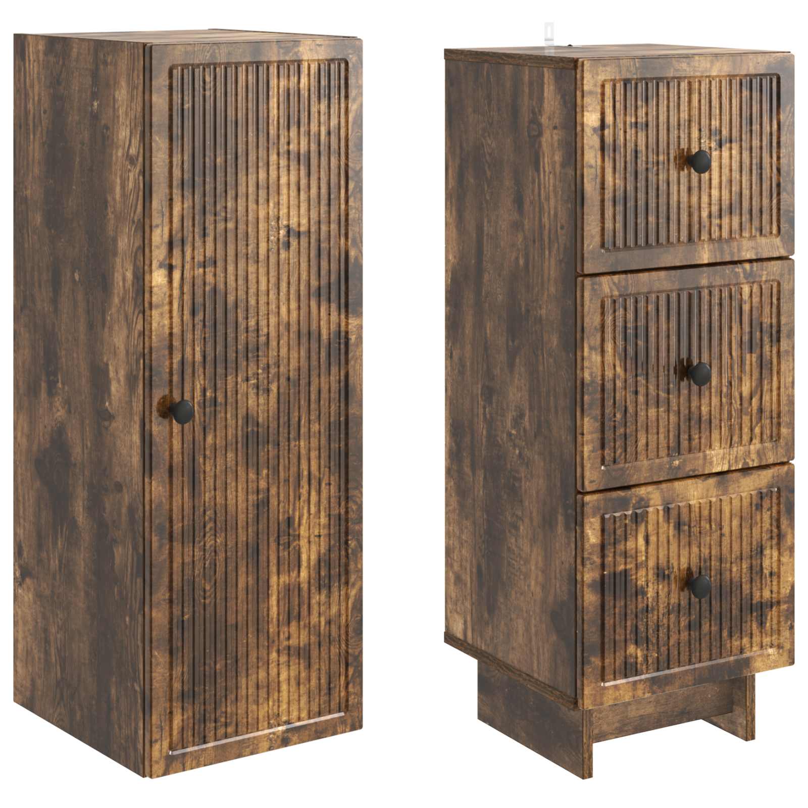 Ensemble de Meubles 2 pcs 33 x 34,5 x 90 cm Bois d'ingénierie - XIOS