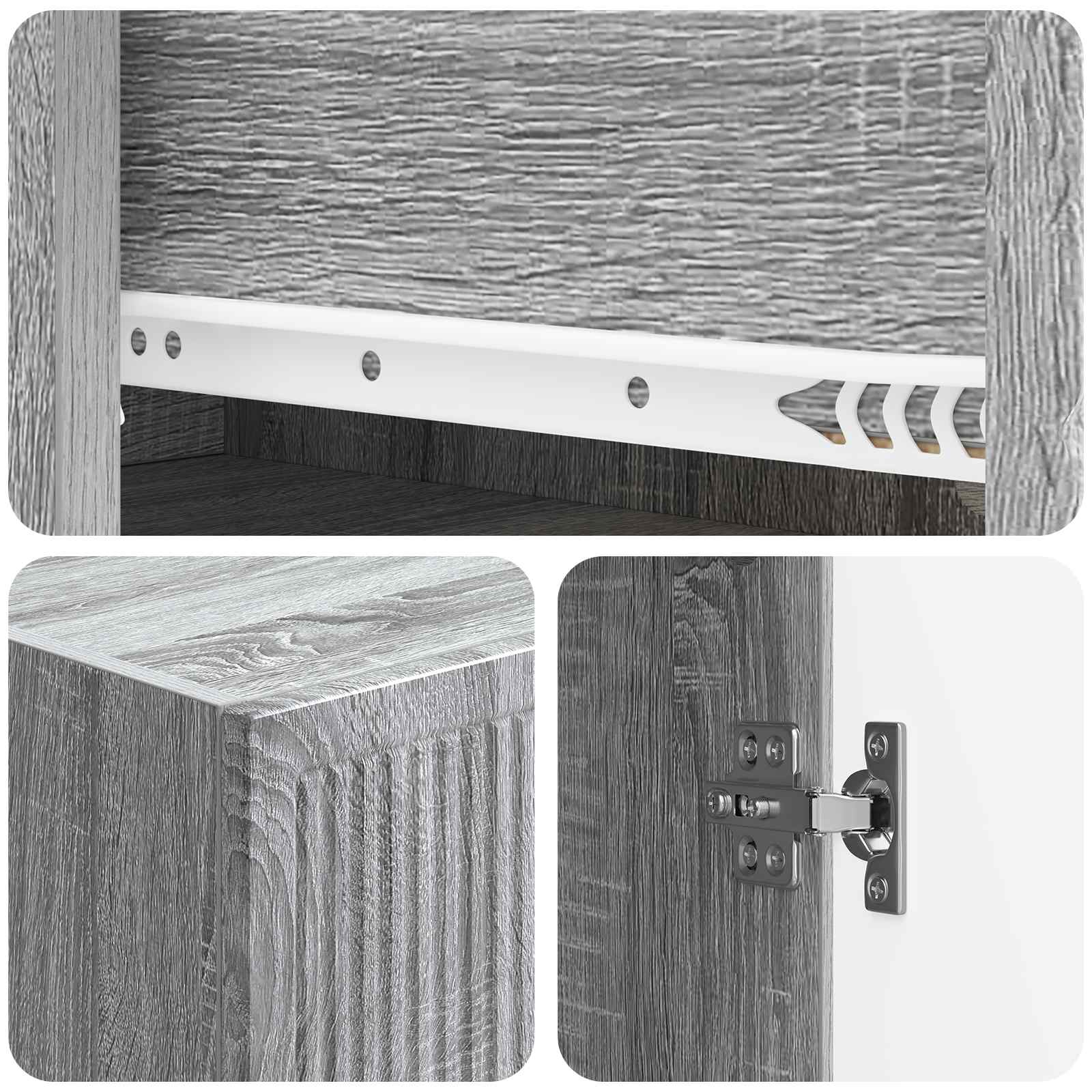 Ensemble de Meubles 2 pcs 33 x 34,5 x 90 cm Bois d'ingénierie - XIOS