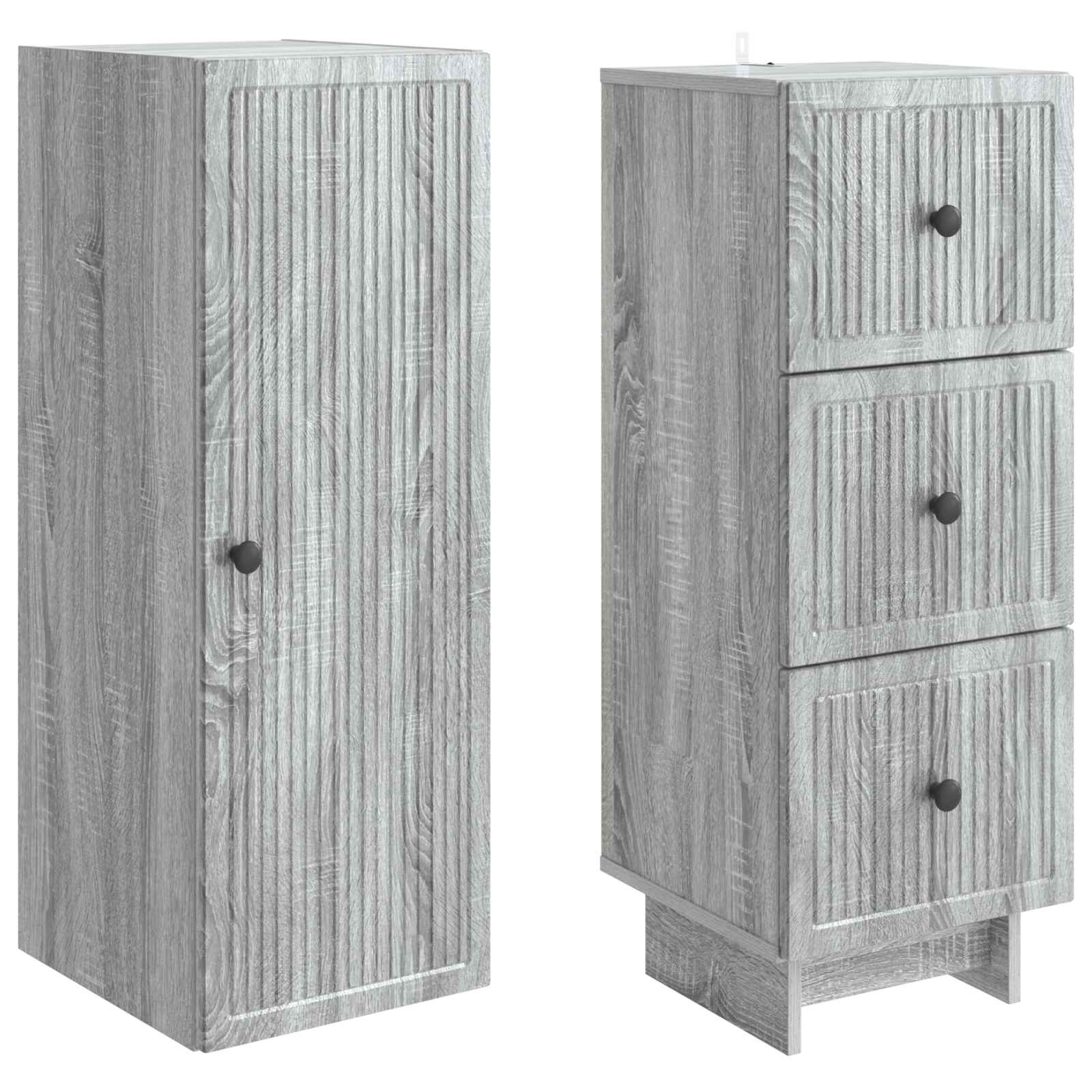 Ensemble de Meubles 2 pcs 33 x 34,5 x 90 cm Bois d'ingénierie - XIOS