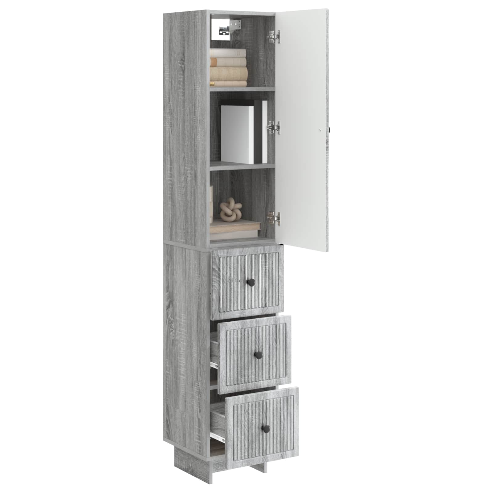Ensemble de Meubles 2 pcs 33 x 34,5 x 90 cm Bois d'ingénierie - XIOS