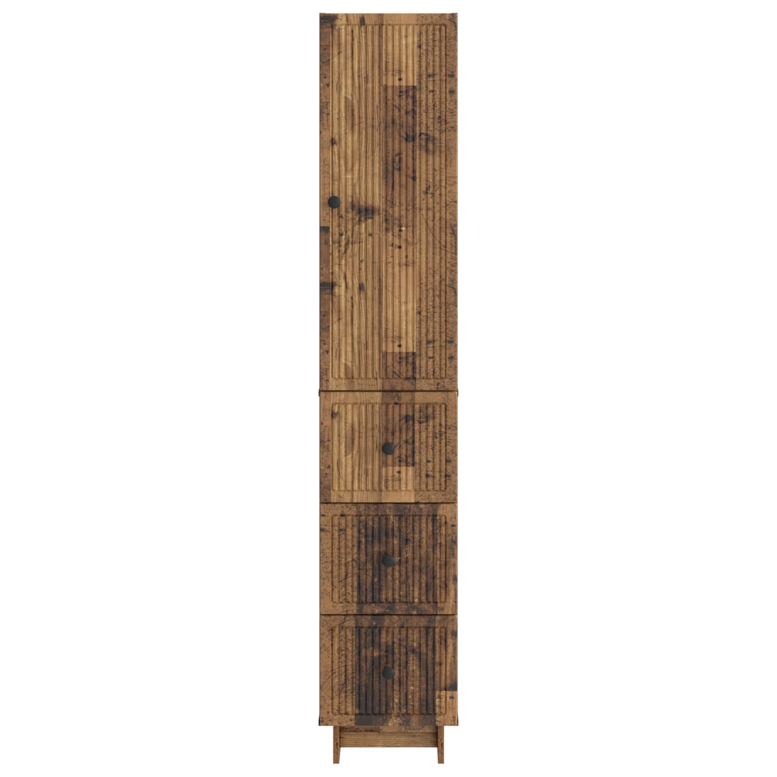 Ensemble de Meubles 2 pcs Bois ancien 33 x 34,5 x 90 cm - XIOS