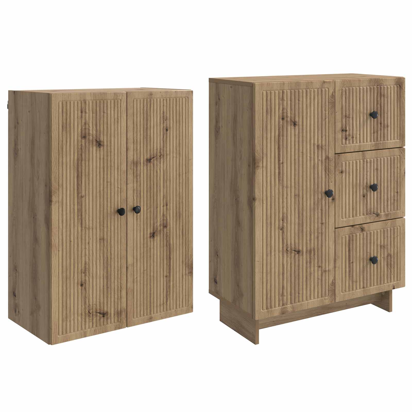 Ensemble de Meubles 2 pcs 66 x 34,5 x 90 cm Bois d'ingénierie - XIOS