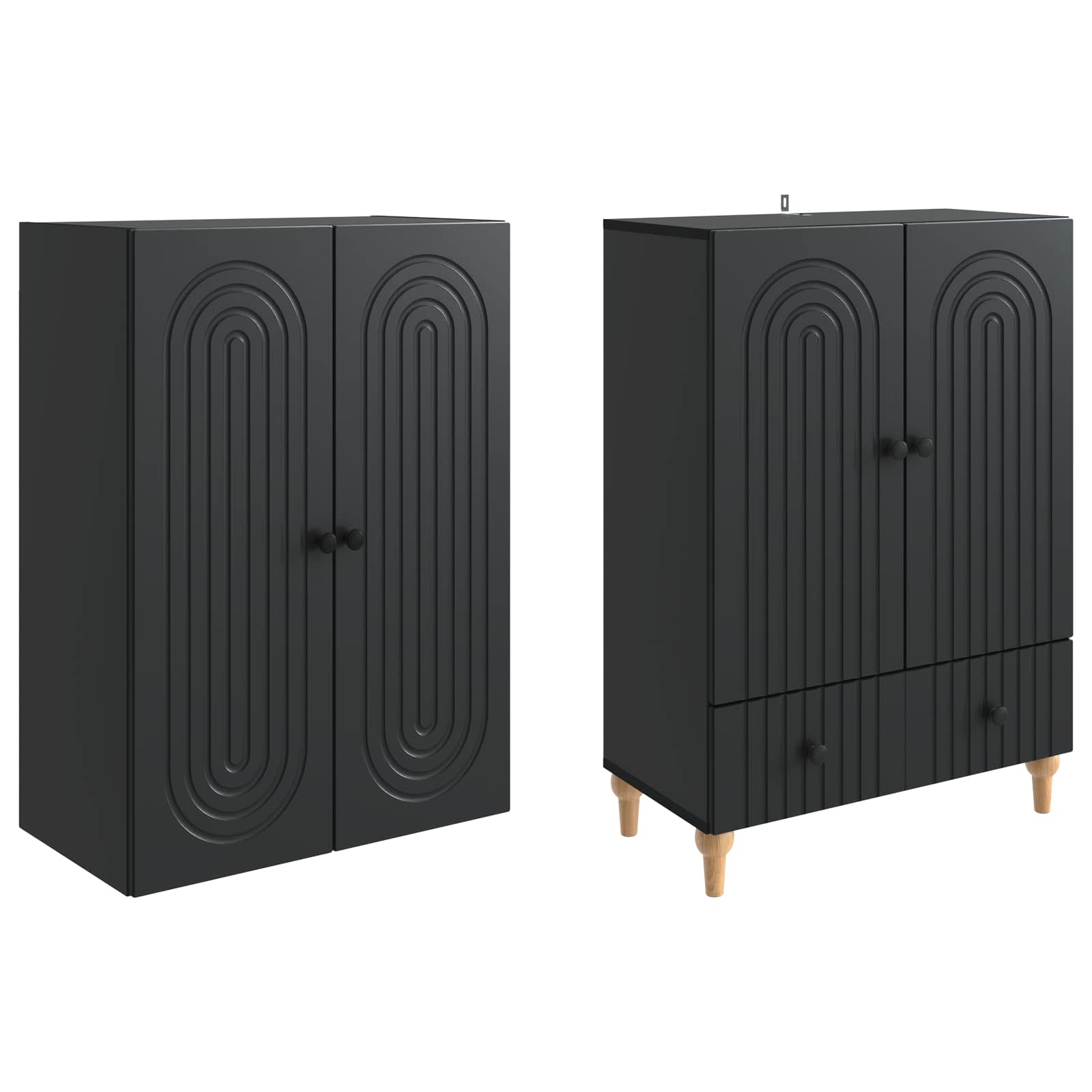Ensemble de Meubles 2 pcs 66 x 34,5 x 95 cm Bois d'ingénierie - XIOS