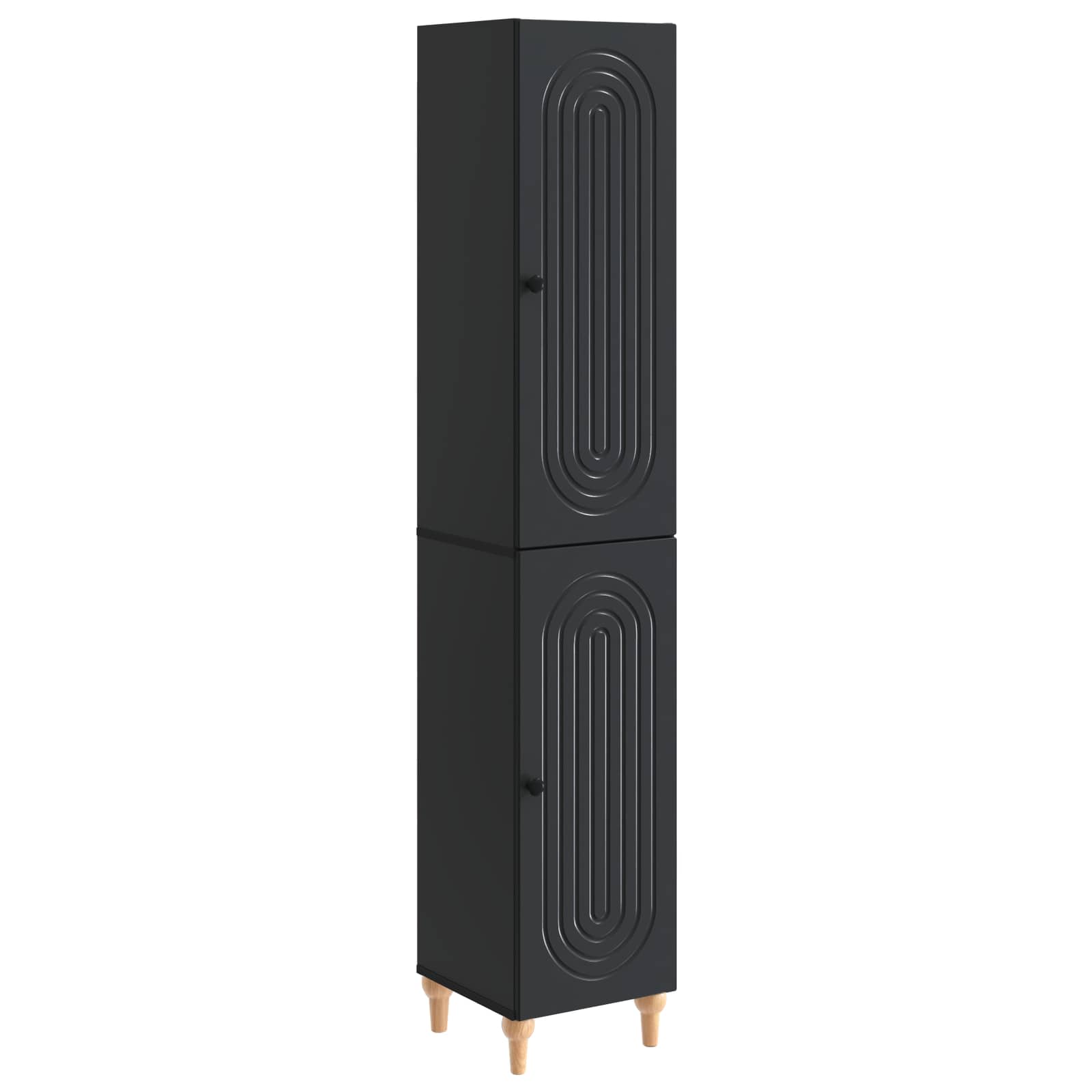 Ensemble de Meubles 2 pcs Noir Bois d'ingénierie - XIOS
