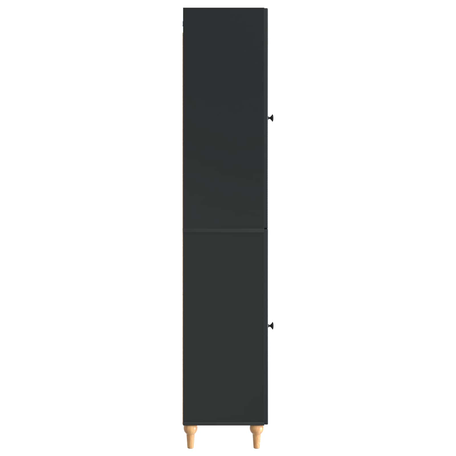 Ensemble de Meubles 2 pcs Noir Bois d'ingénierie - XIOS