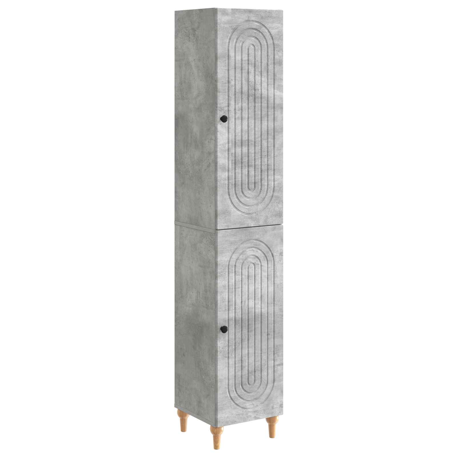 Ensemble de Meubles 2 pcs Gris béton Bois d'ingénierie - XIOS