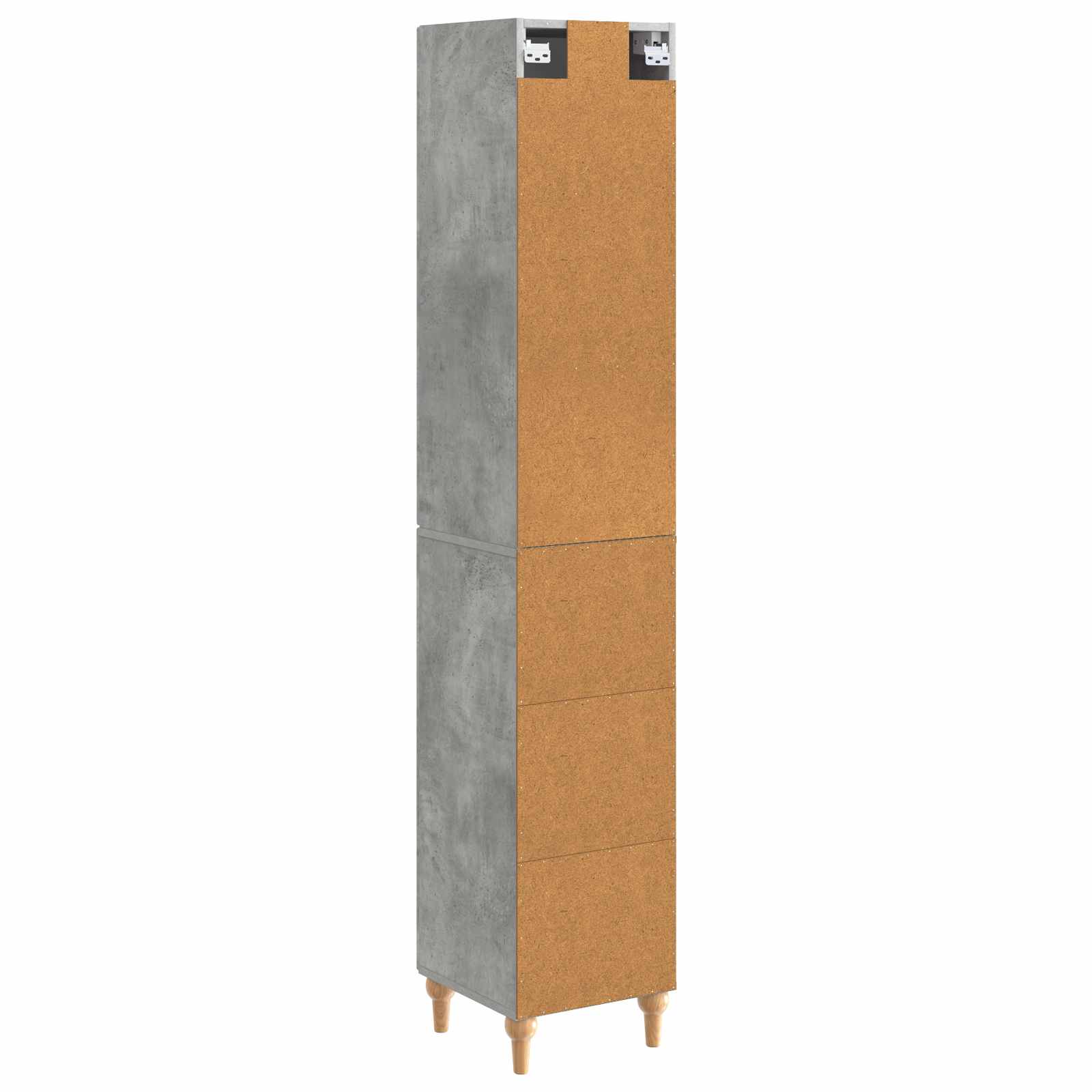Ensemble de Meubles 2 pcs Gris béton Bois d'ingénierie - XIOS