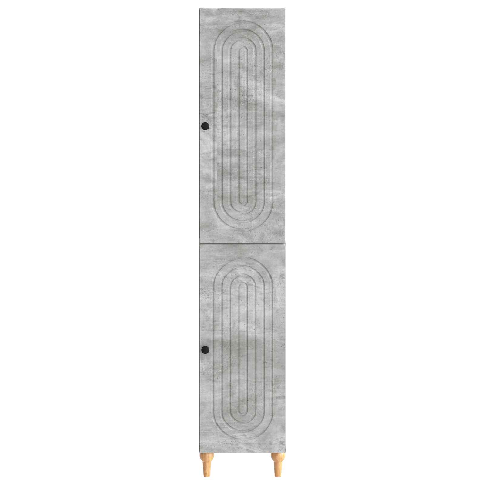 Ensemble de Meubles 2 pcs Gris béton Bois d'ingénierie - XIOS
