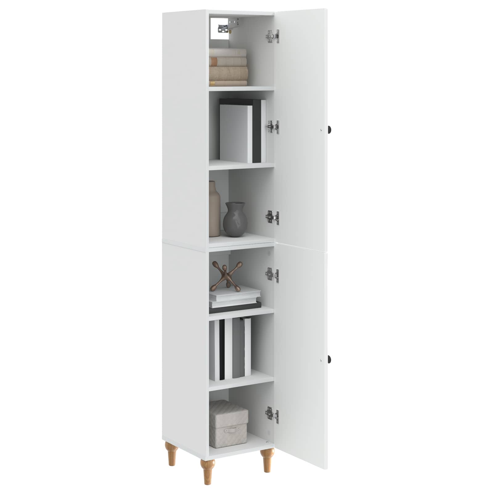 Ensemble de Meubles 2 pcs Blanc brillant Bois d'ingénierie - XIOS