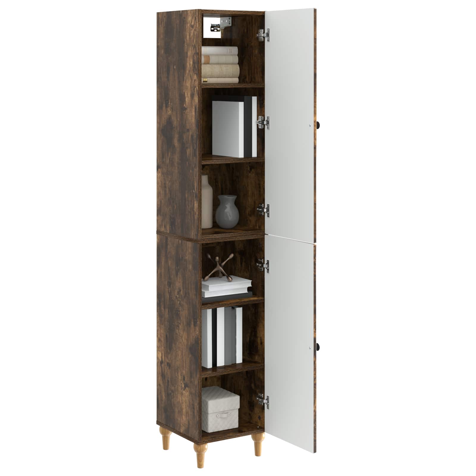 Ensemble de Meubles 2 pcs Chêne fumé Bois d'ingénierie - XIOS