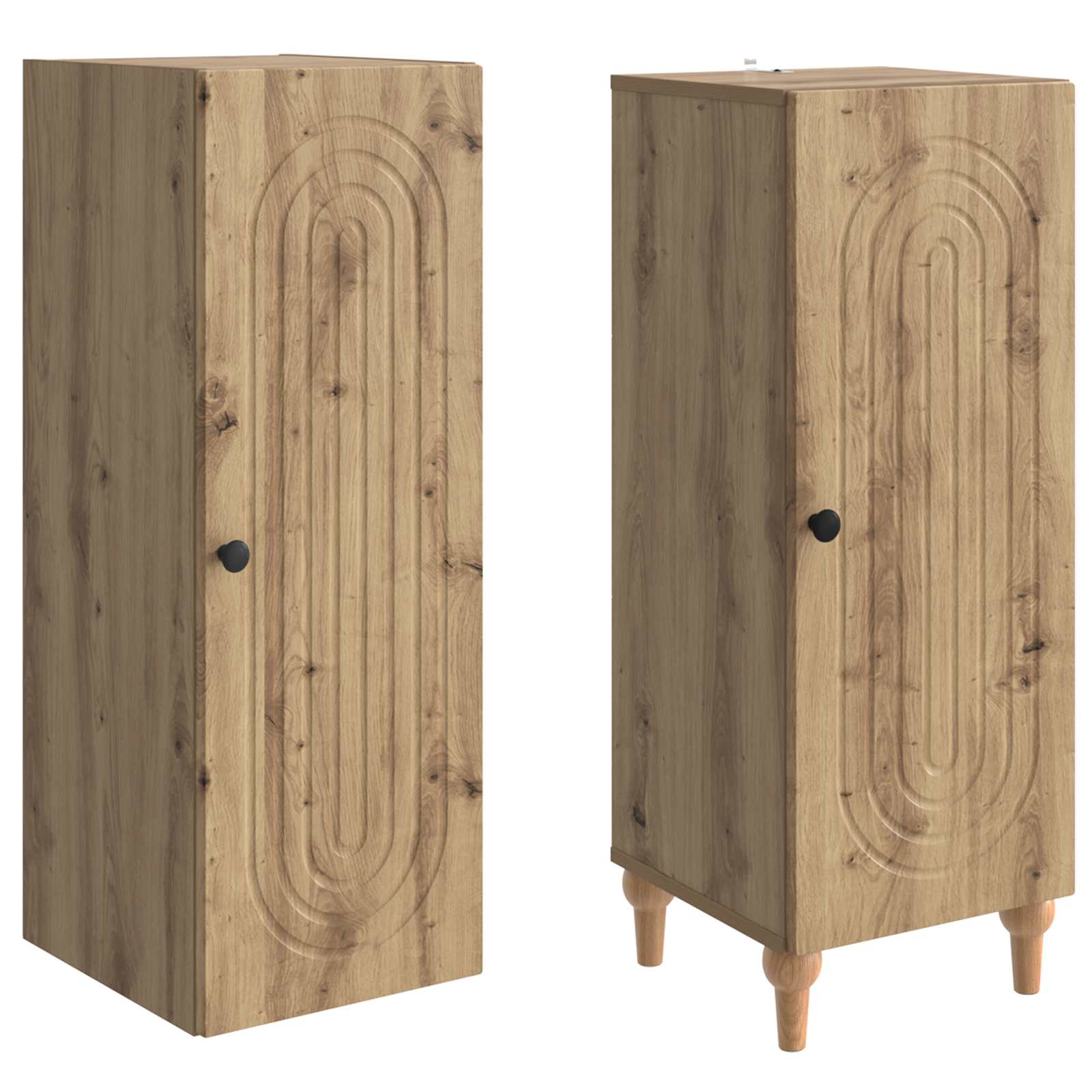 Ensemble de Meubles 2 pcs Chêne artisanal Bois d'ingénierie - XIOS