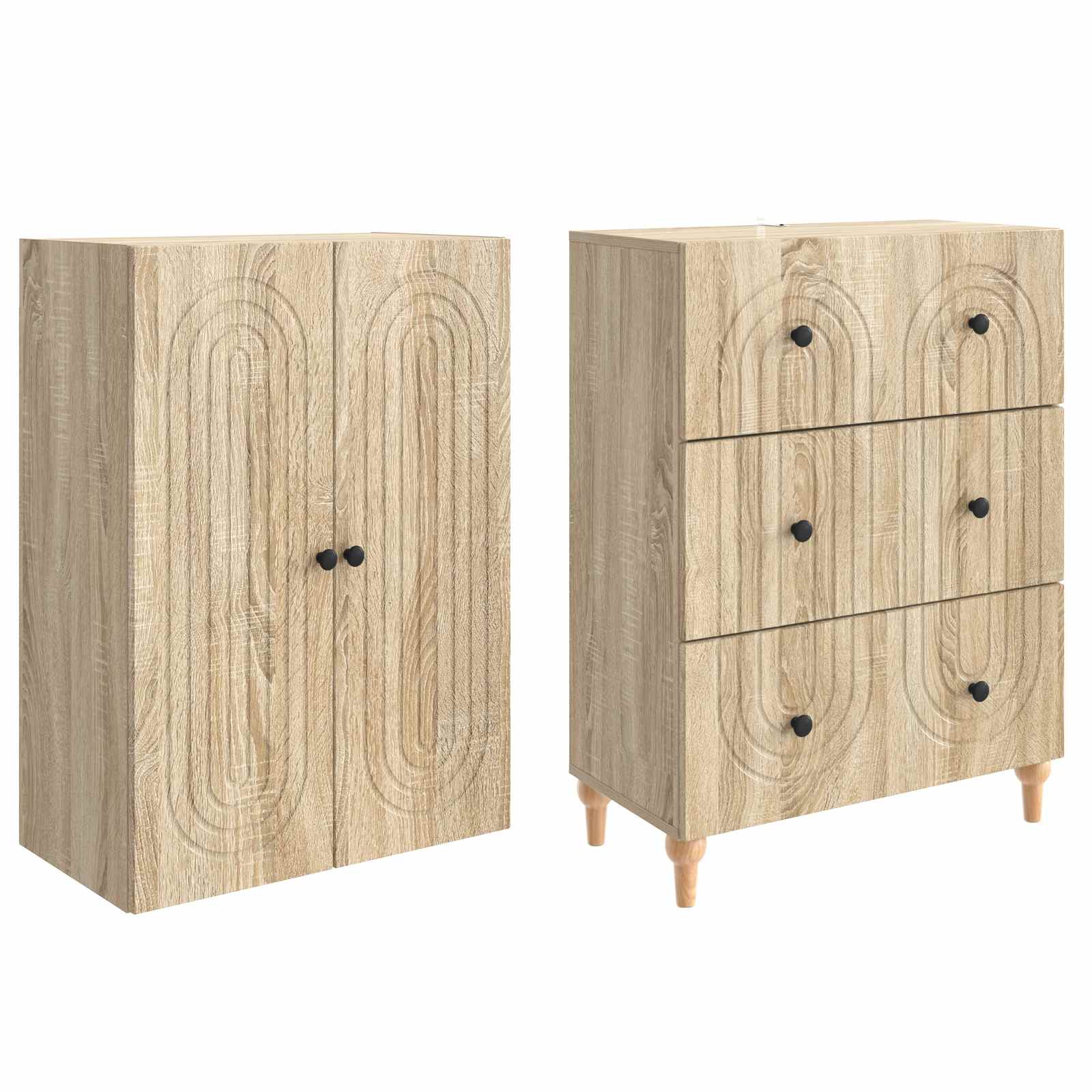 Ensemble de Meubles 2 pcs 66 x 34,5 x 90 cm Bois d'ingénierie - XIOS